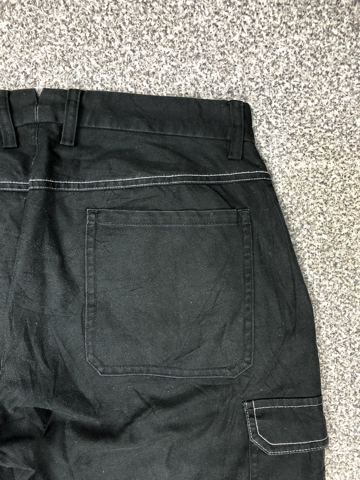 Carhartt × Vintage Japanese Brands Black Baggy Adidas Cargopants Size US 32 / EU 48 - 15 Thumbnail