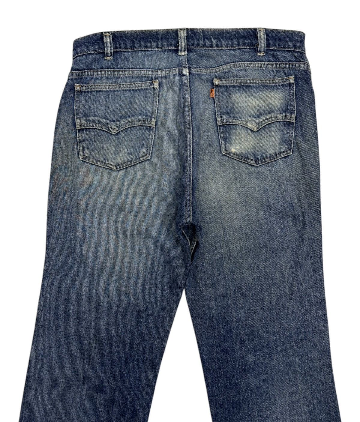 Levi's 🔥VINTAGE LEVIS ORANGE TAB WIDE JEANS DISTRESSED DENIM Size US 34 / EU 50 - 6 Thumbnail