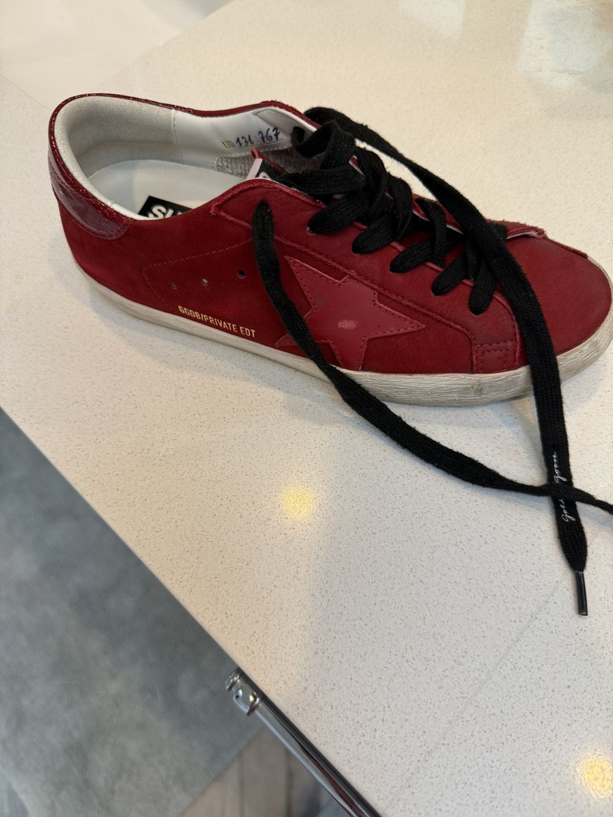 Golden Goose Limited Edition Red Superstar Size 36 Size US 6 / IT 36 - 8 Thumbnail