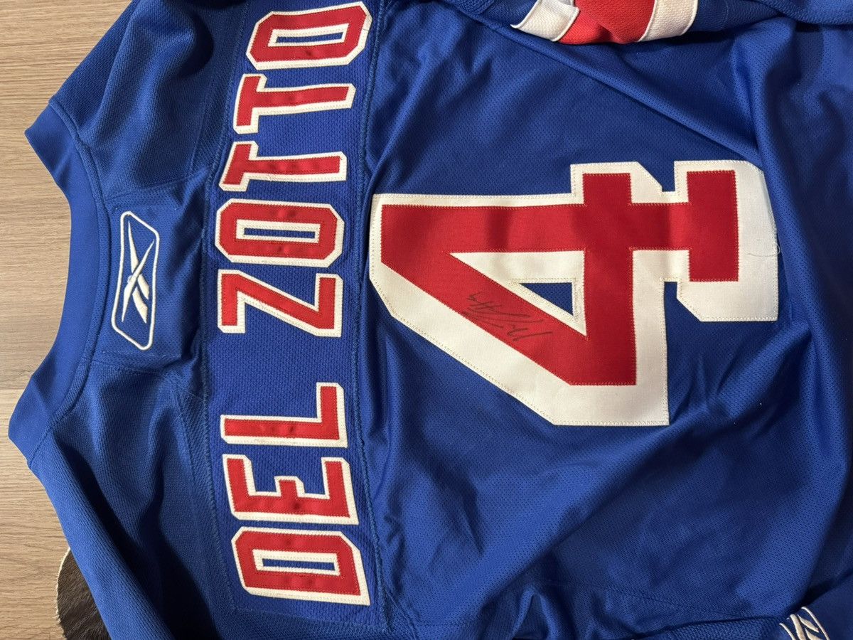 NHL × Reebok × Vintage Signed new york rangers del zotto jersey Size ONE SIZE - 9 Thumbnail