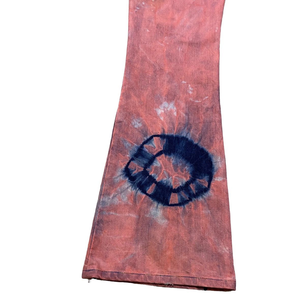 If Six Was Nine Veronica Led Rechwe Denim Flare Jeans Bleach Size US 32 / EU 48 - 13 Thumbnail