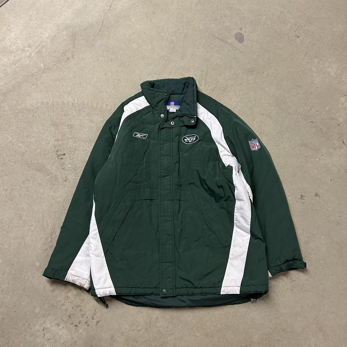 Reebok Nfl New York jets jacket size medium