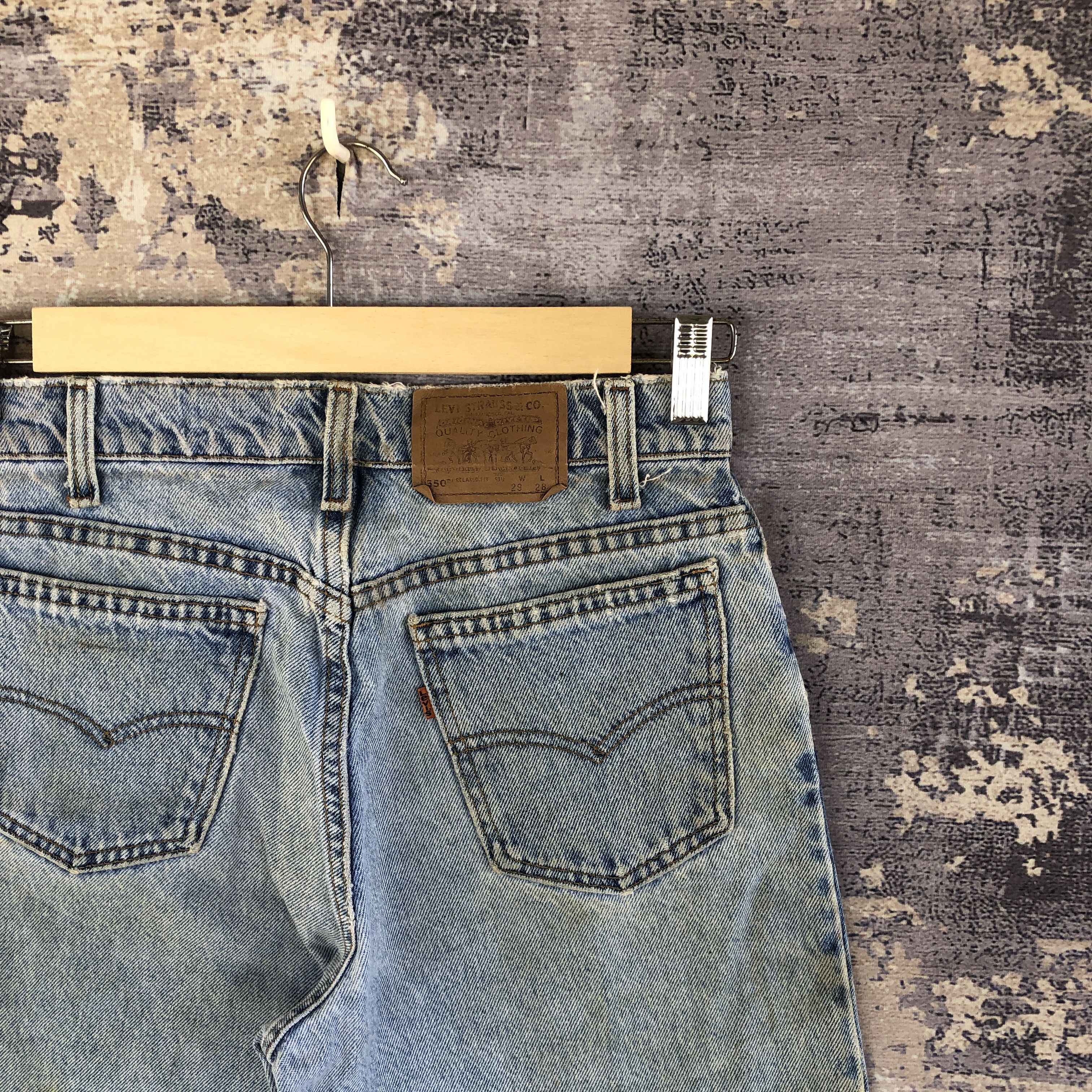 Levi's Vintage Levis Light Wash 550 Jeans Levi's Orange Tab Denim Size 26" / US 2 / IT 38 - 5 Thumbnail