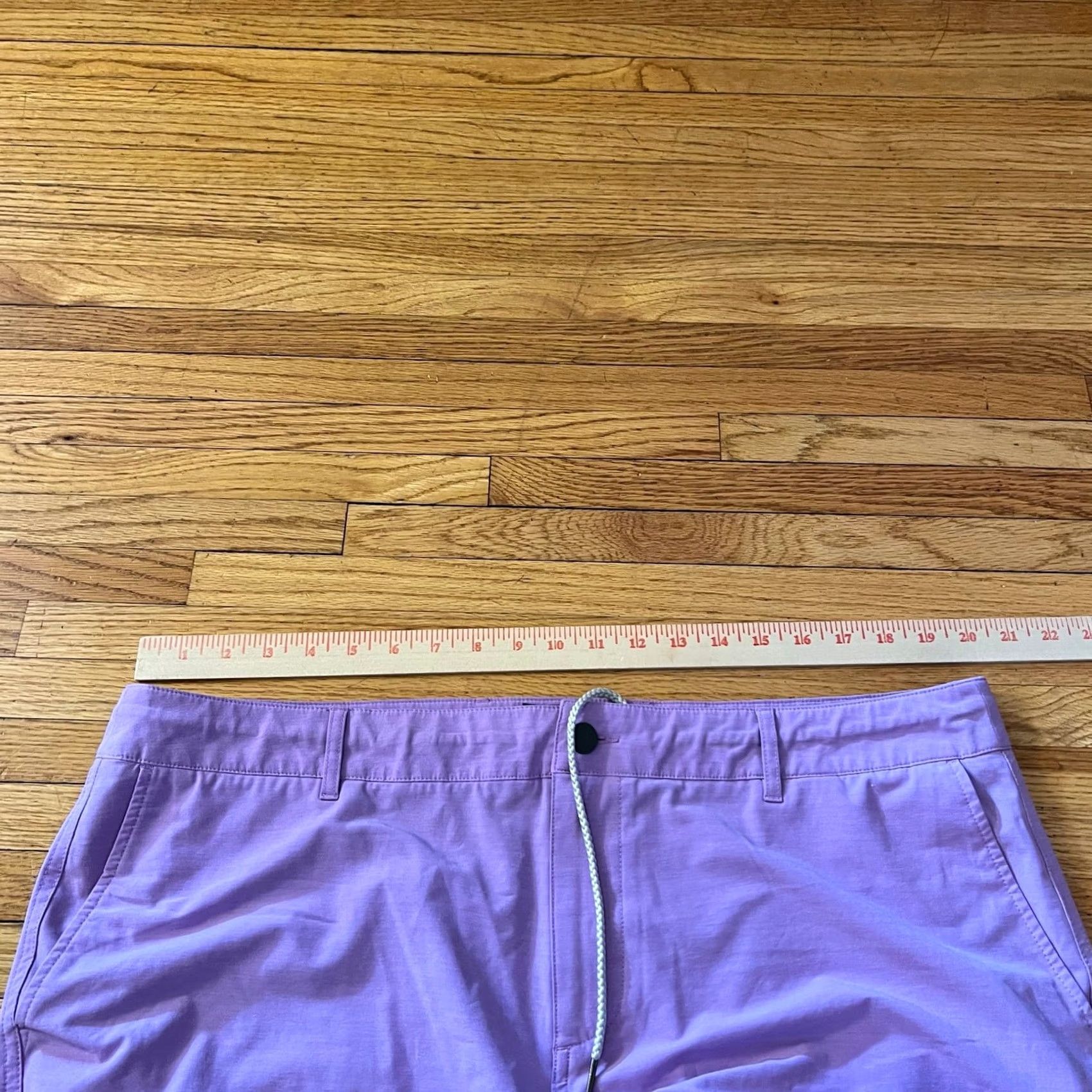 Faherty Faherty Shorts Mens 38 All day Performance Drawstring Golf Pinkish Purple Mens Regular Chino Pink Faherty Size US 38 / EU 54 - 7 Thumbnail