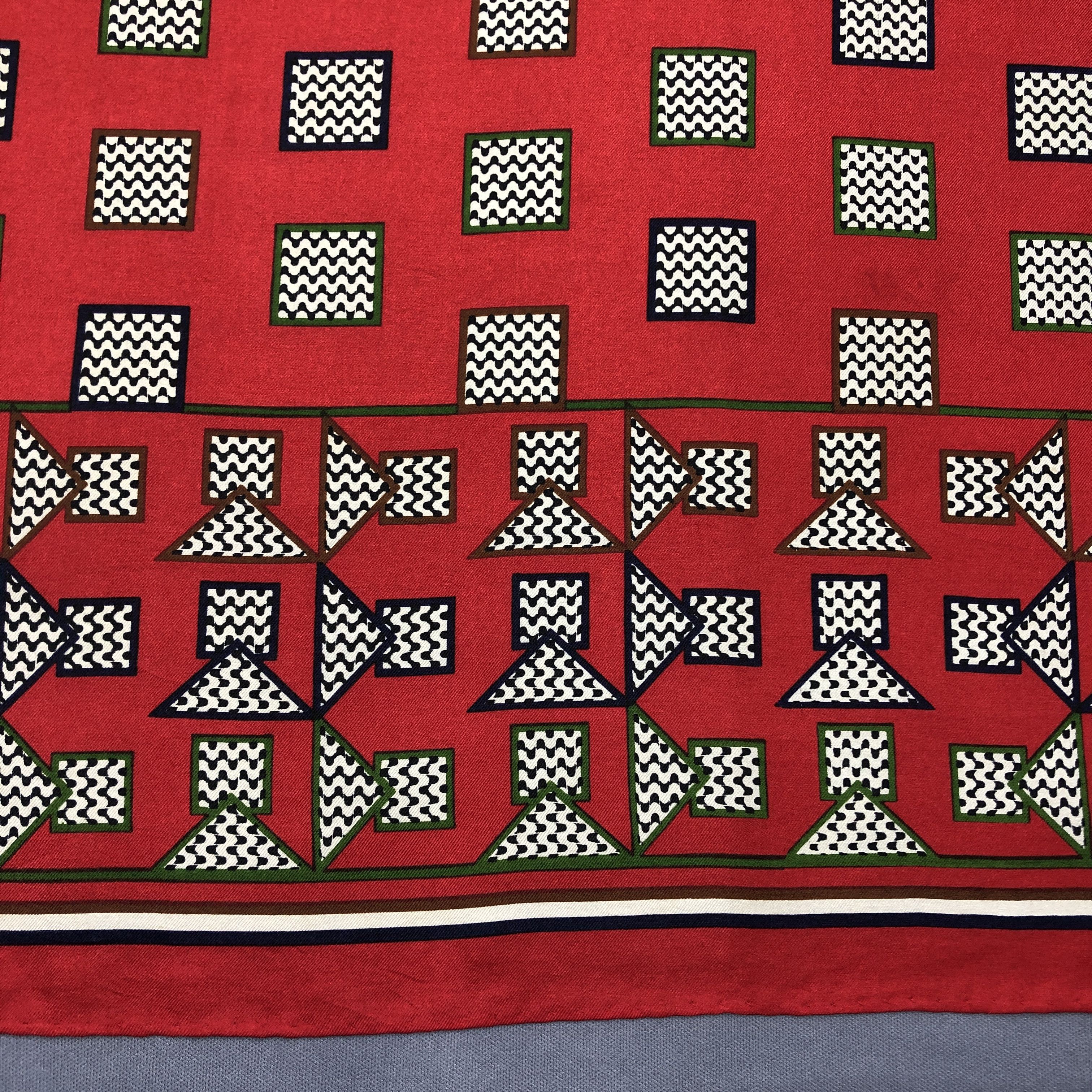 Japanese Brand Vintage Luxury SILK Scarf Twill Stole Wraps Scarves Size ONE SIZE - 4 Thumbnail