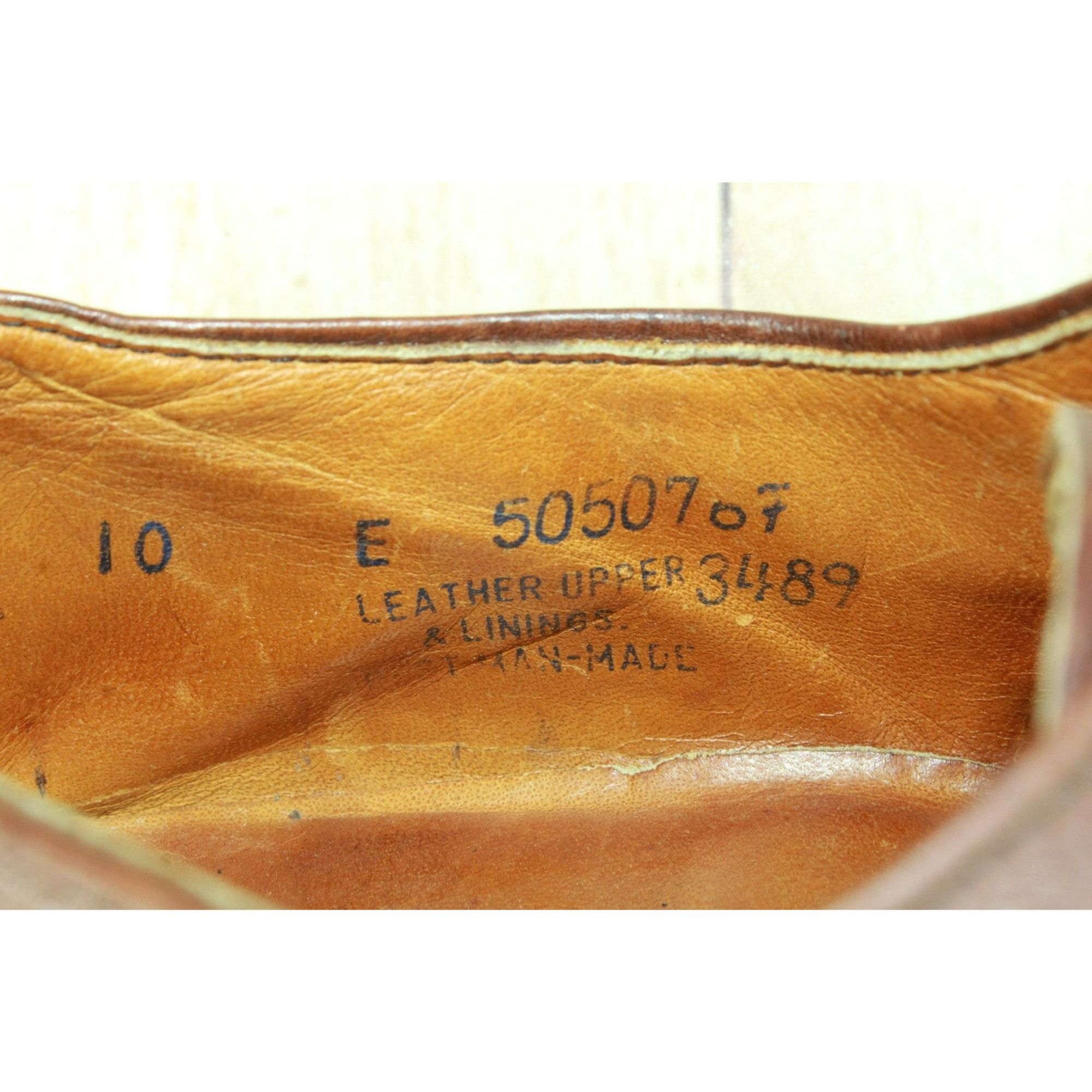 Other American Gentlemen Brown Leather Oxford Shoes Men's 10E Size US 10 / EU 43 - 8 Thumbnail