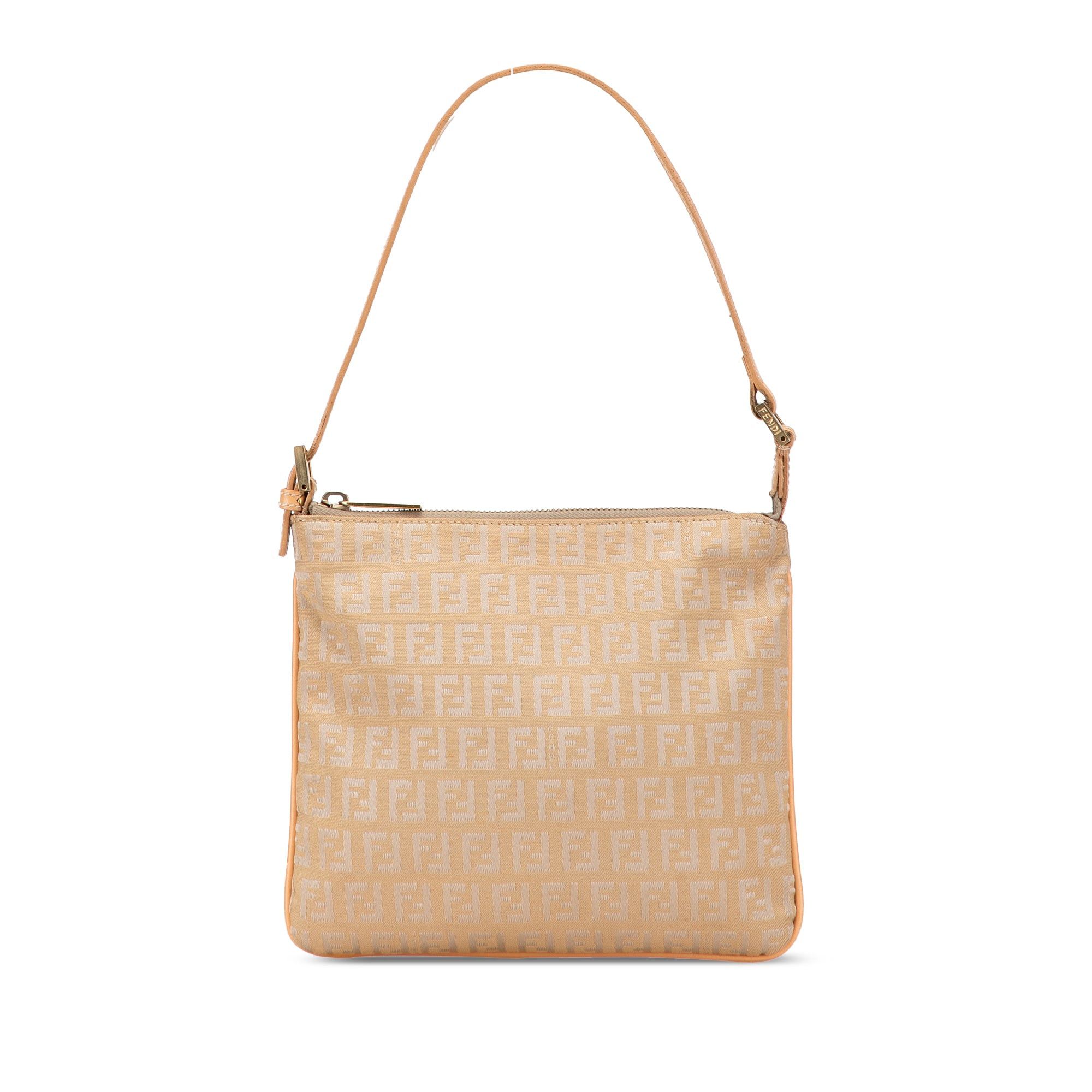 Fendi Zucchino Canvas Shoulder Bag Size ONE SIZE - 1 Thumbnail