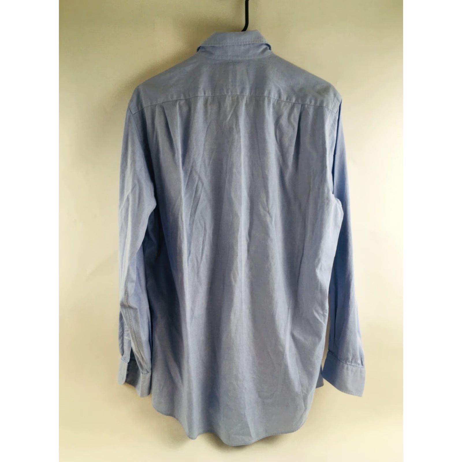 Nordstrom Nordstrom Shirt Men’s Button-Down Long Sleeve Solid Gray Side Pocket 15.5 34 Vintage No Size US M / EU 48-50 / 2 - 2 Thumbnail
