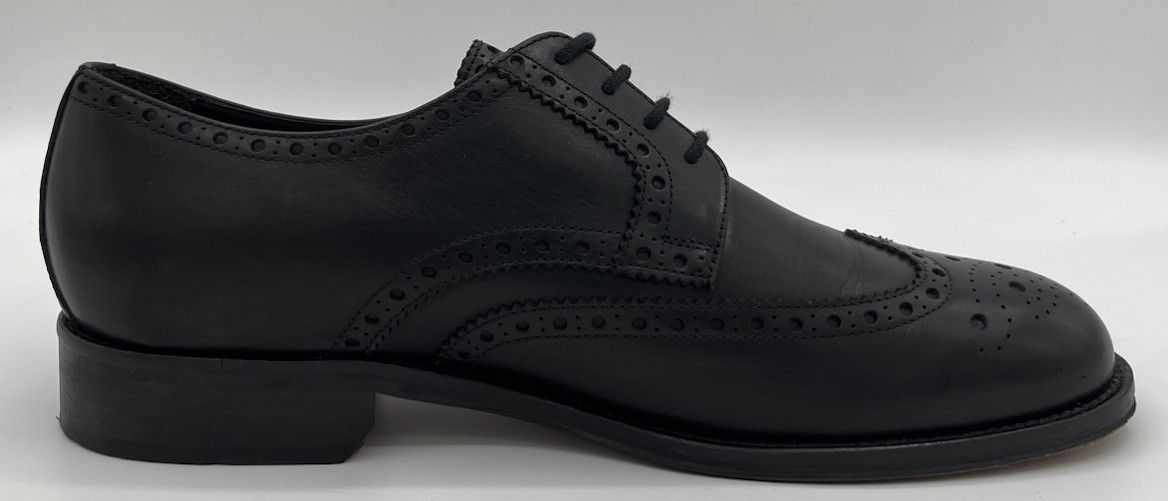 Brooks Brothers Brooks Brothers Wingtip Oxfords Black Leather Size 9 Italy Size US 9 / EU 42 - 6 Thumbnail