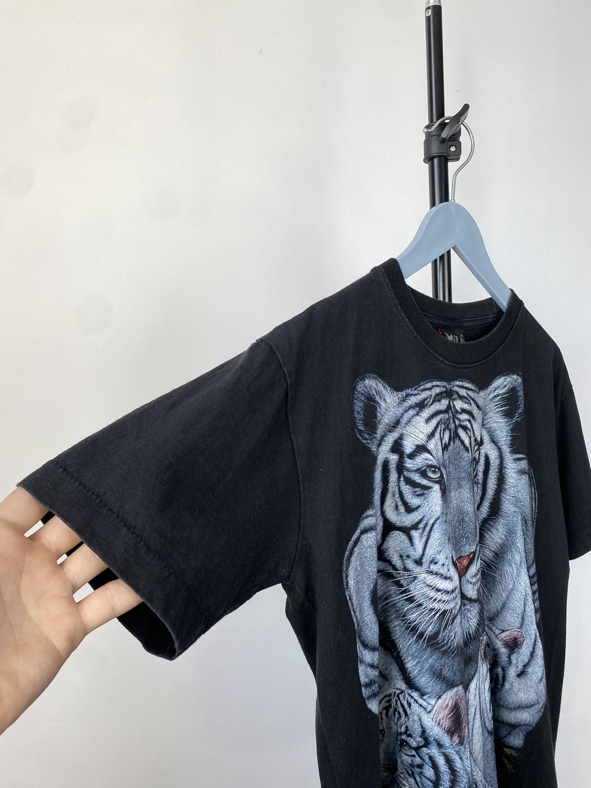 Vintage White Tiger Vintage 90s T-Shirt Tee Size US M / EU 48-50 / 2 - 5 Thumbnail