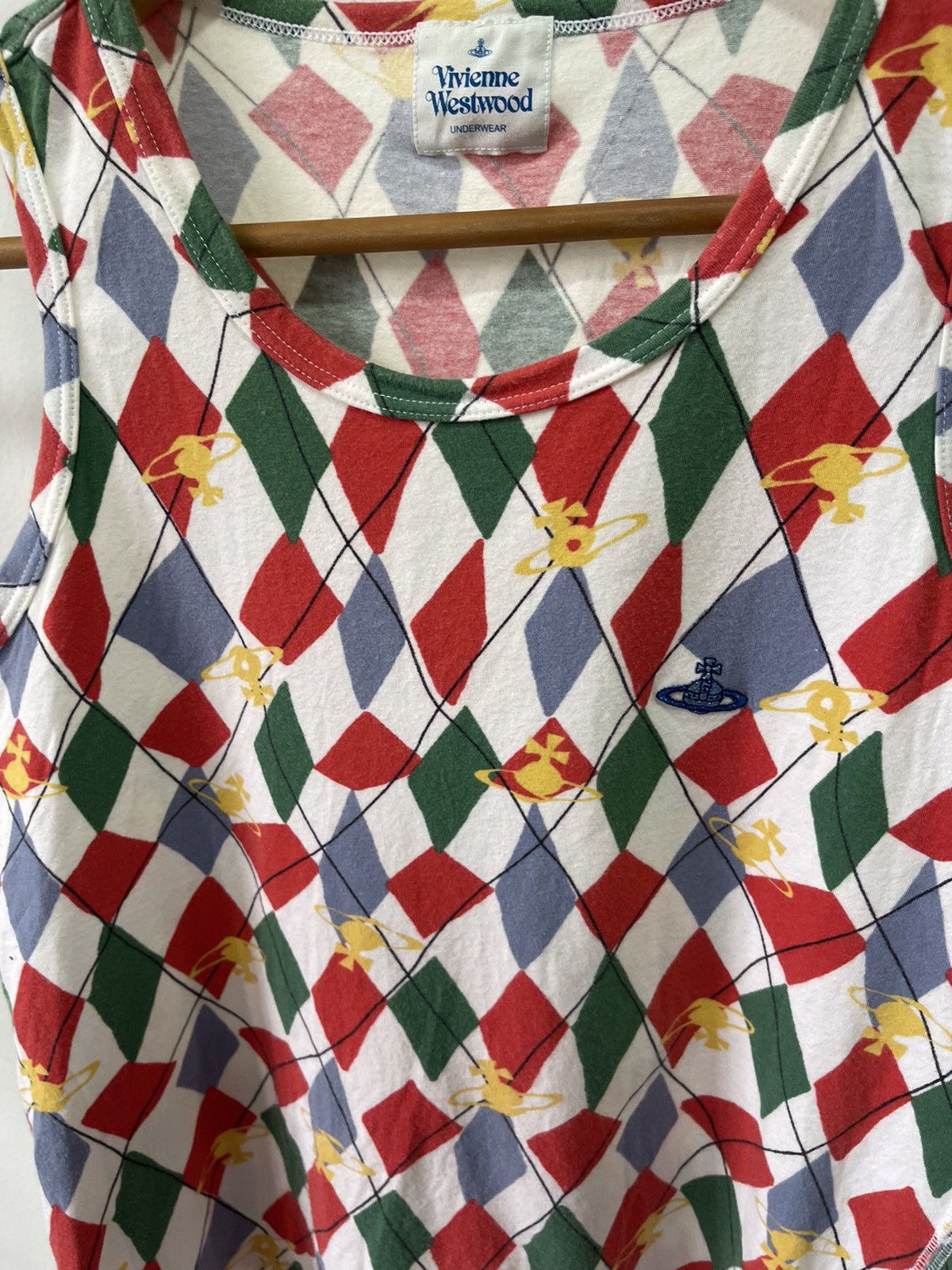 Vivienne Westwood Vivienne Westwood Fullpriny Orb Tank Top Size US S / EU 44-46 / 1 - 5 Thumbnail