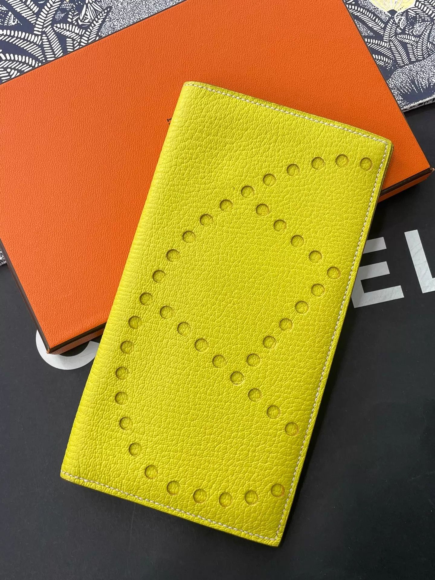 Hermes Hermes yellow long bifold wallet unused Size ONE SIZE - 2 Thumbnail