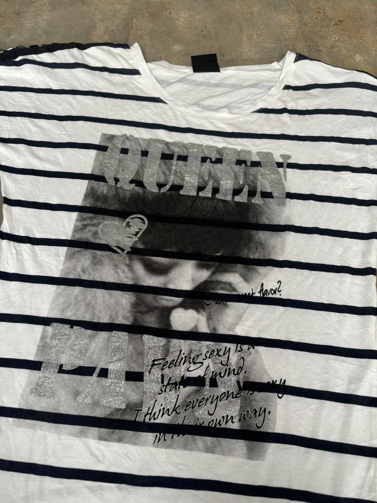 Hysteric Glamour Y2k Pendora Queen Stripe Opium Women Tshirt Size L / US 10 / IT 46 - 3 Thumbnail