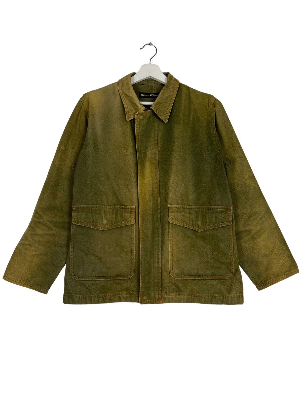 Drink Beer Save Water × Japanese Brand 🔥 BEER BLASRS BROKEN DYED CHORE JACKET Size US L / EU 52-54 / 3 - 2 Thumbnail