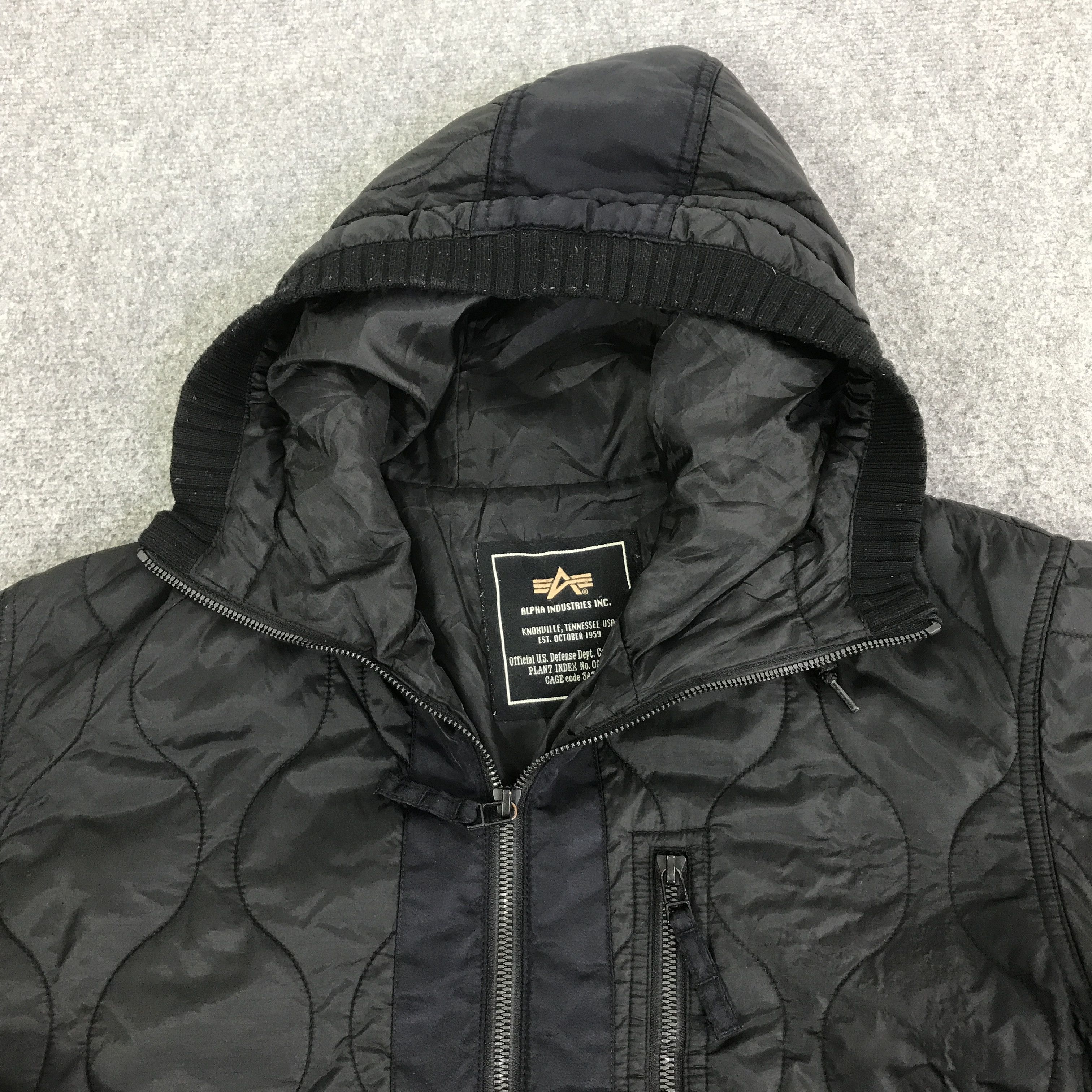 Alpha Industries y2k alpha industries hoodie jacket K106B14 Size US L / EU 52-54 / 3 - 7 Thumbnail