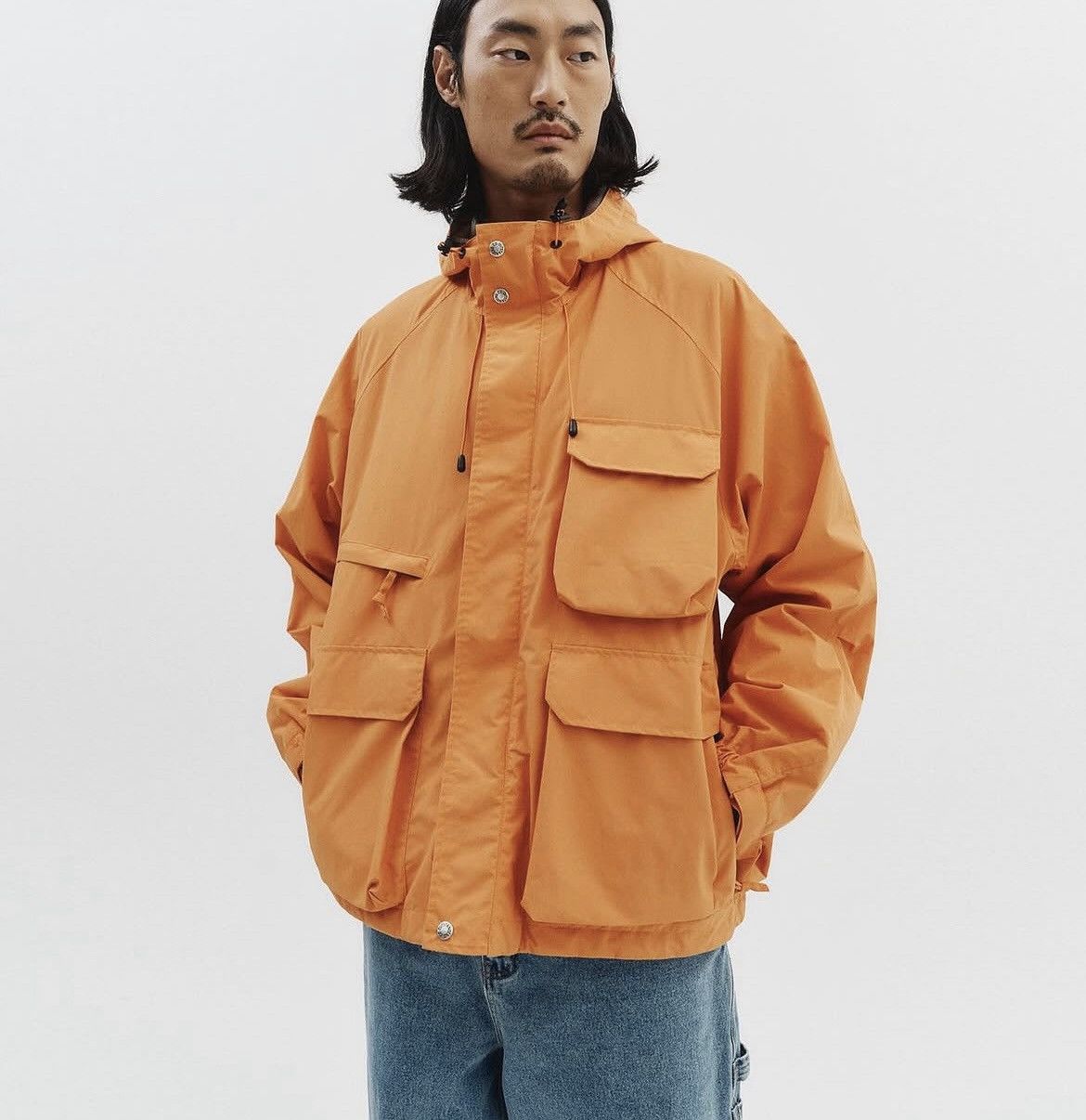 DAIWA PIER39 Outstanding & Co Hunting Hood Jacket Orange Size US XL / EU 56 / 4 - 12 Thumbnail