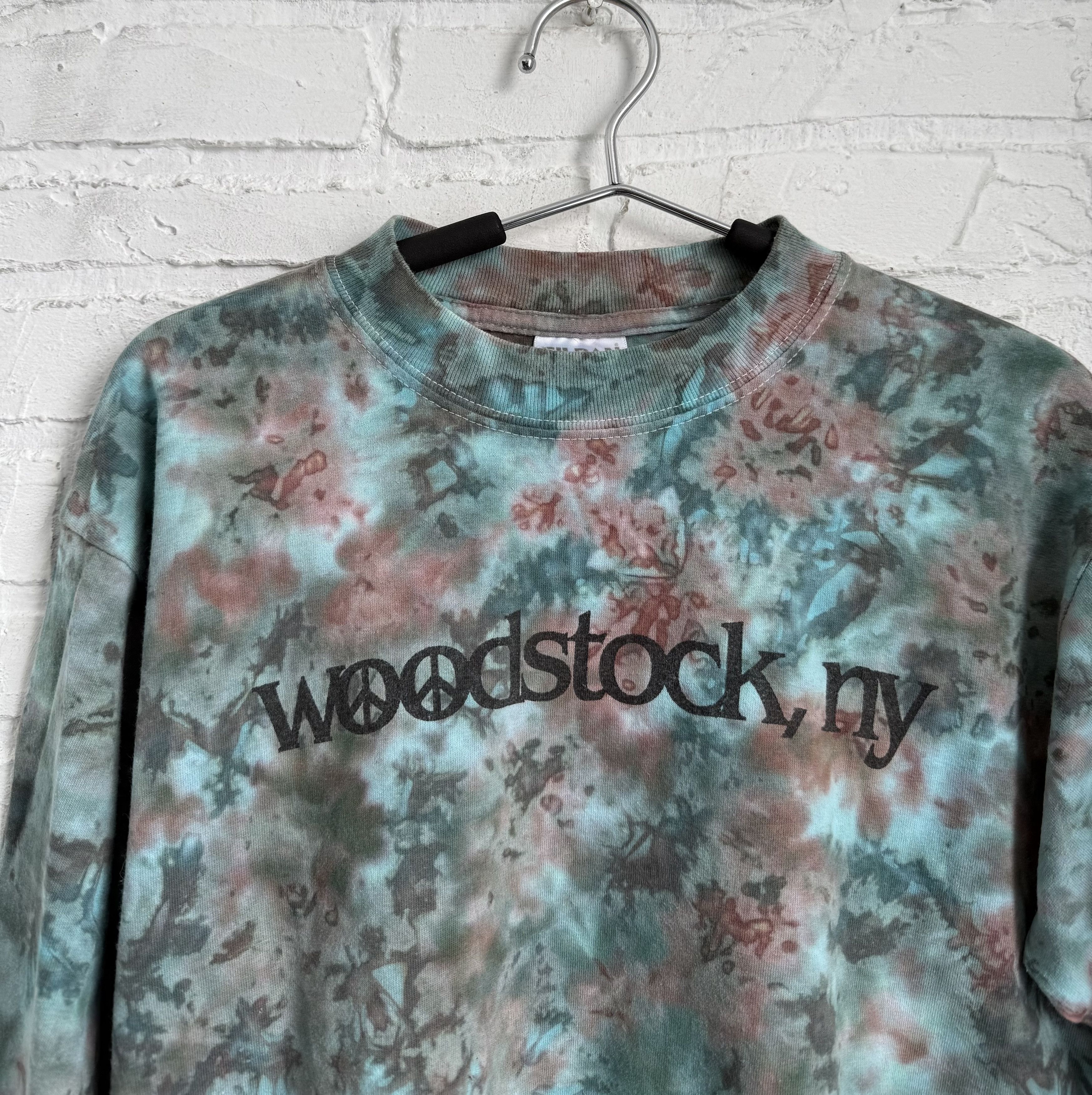 Band Tees Vintage 90s Woodstock Festival NY Tie Dye long sleeve tee Size US M / EU 48-50 / 2 - 2 Thumbnail