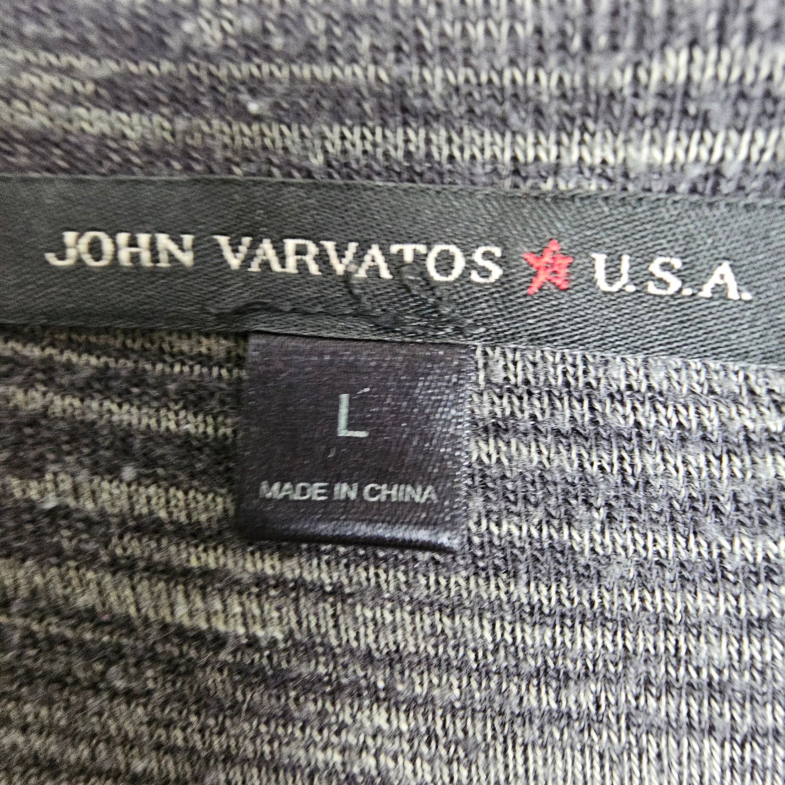 John Varvatos John Varvatos Mens Henley Shirt Sz L Grunge Rocker Concert Size US L / EU 52-54 / 3 - 6 Thumbnail