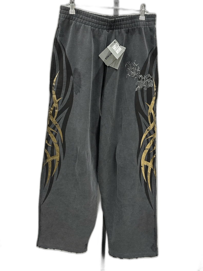 Balenciaga Balenciaga Dragon Pattern Sports Pants-2505 Size US 26 / EU 42 - 1 Thumbnail