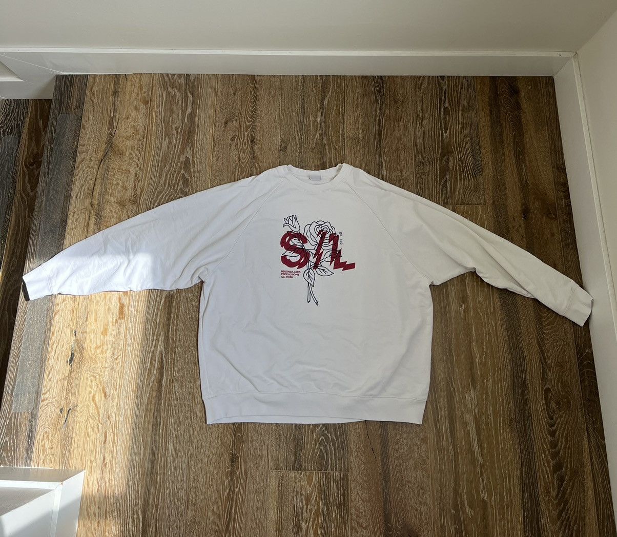 Second/Layer Second/layer shattered rose raglan pullover sweater Size US L / EU 52-54 / 3 - 3 Thumbnail