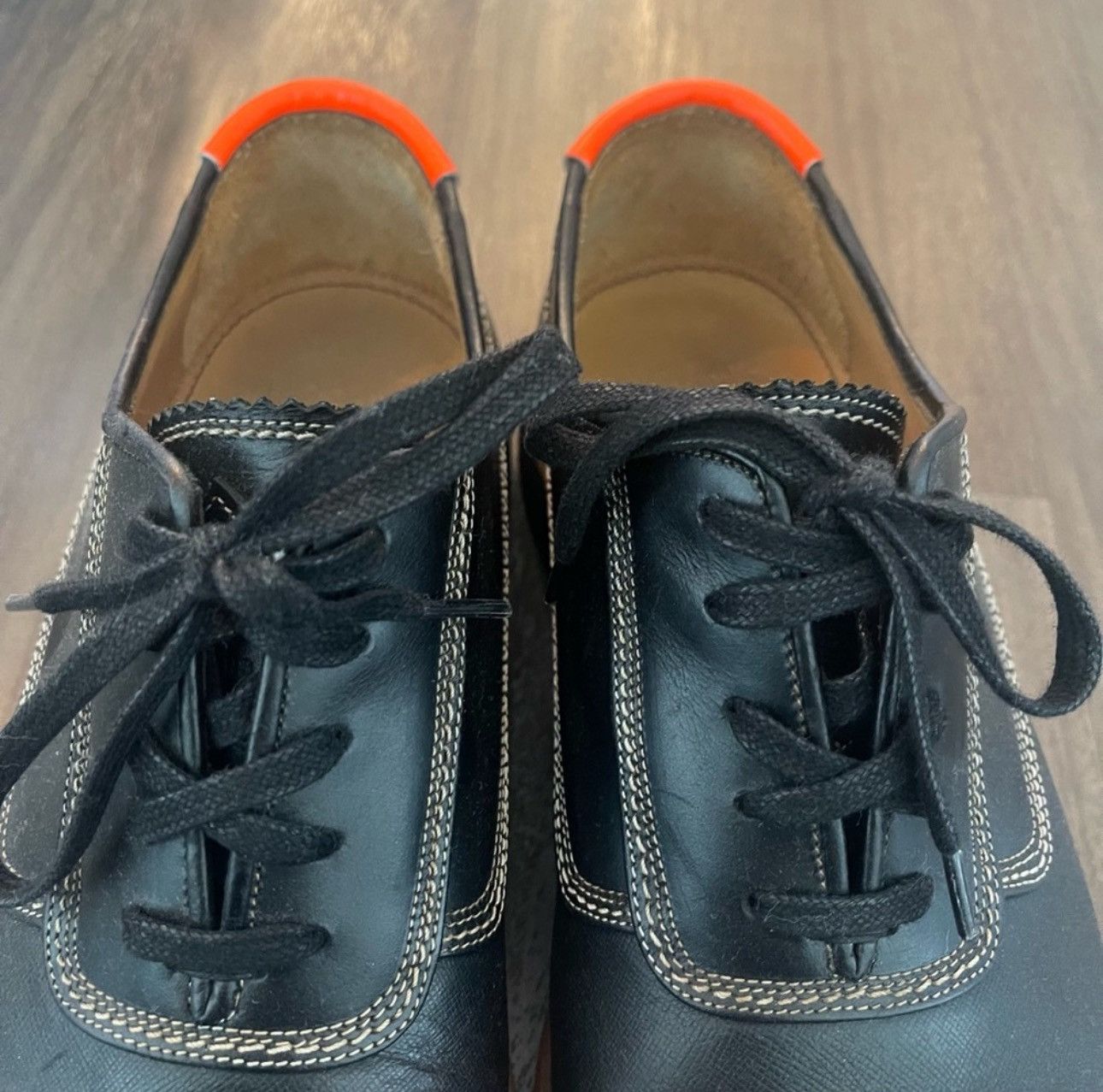 Paul Smith PAUL SMITH US 8-9 MENS Leather Cap Toe Lace Up Shoes Size US 9 / EU 42 - 4 Thumbnail