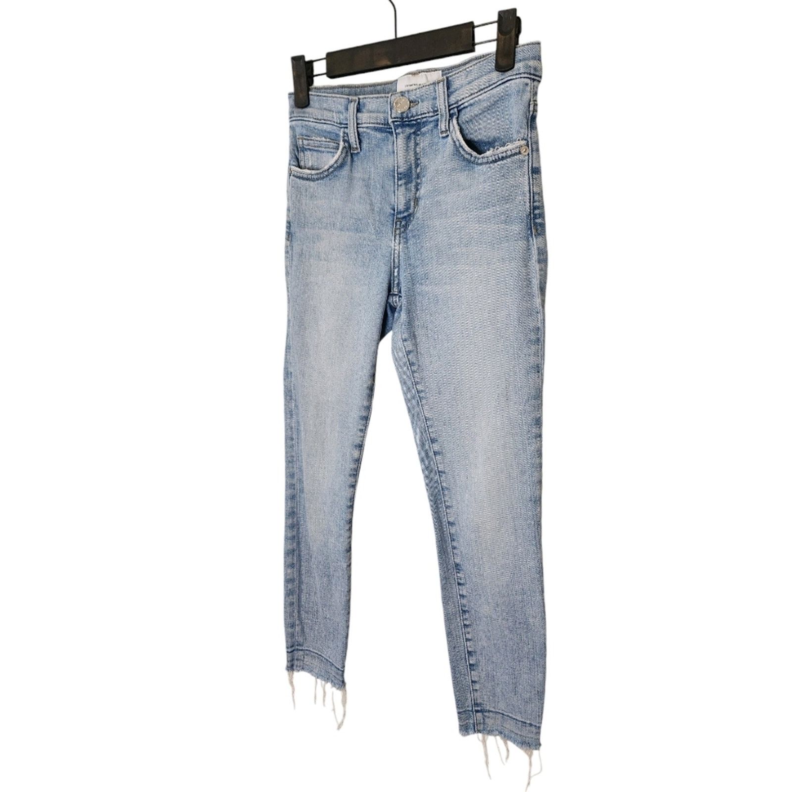 Current/Elliot Current Elliott High Rise Stiletto Ankle Jeans 24 Size 24" / US 00 / IT 34 - 4 Thumbnail