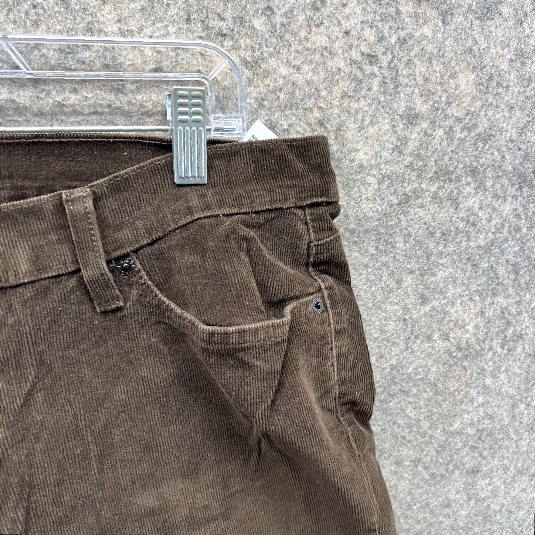 Levi's VINTAGE Levi's Pants Women 13 Chino Cotton Corduroy Brown Regular Straight Casual Clothes Womens 13 pants Brown Cotton Corduroy Levi's Vintage Size 34" / US 12 / IT 48 - 5 Thumbnail