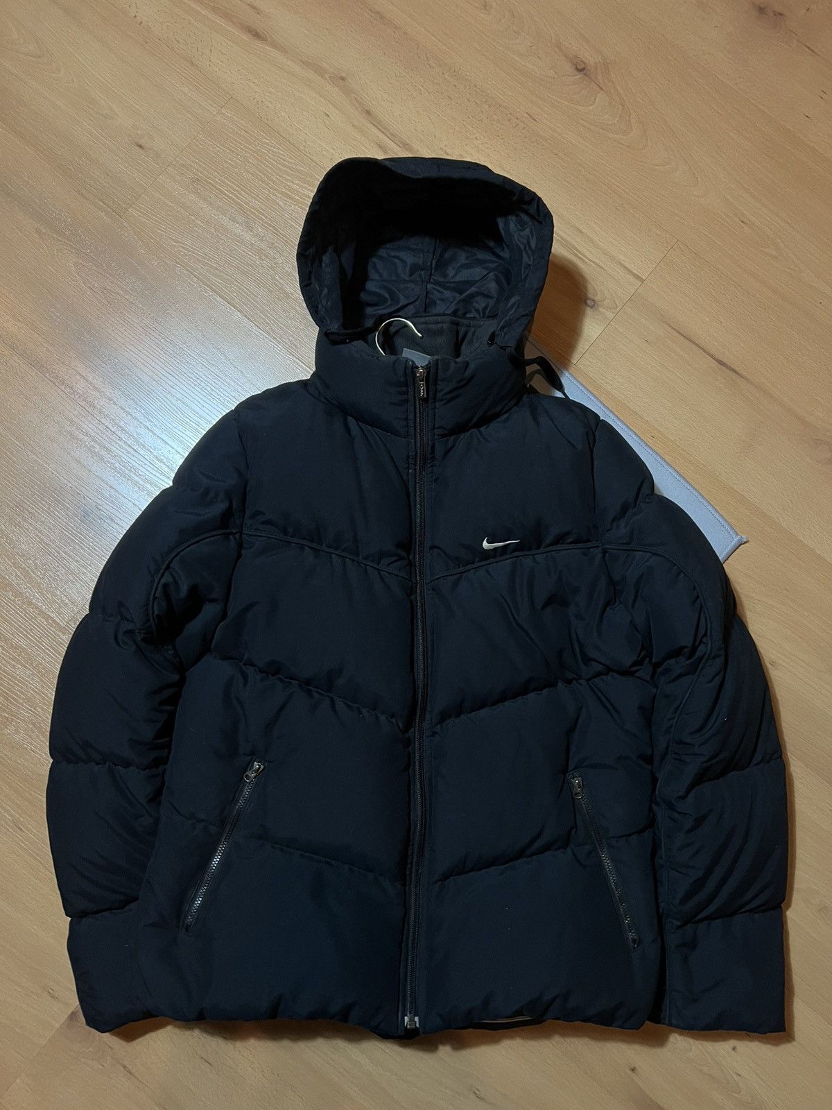 Nike Nike Vintage Puffer Jacket Black Size US M / EU 48-50 / 2 - 2 Thumbnail