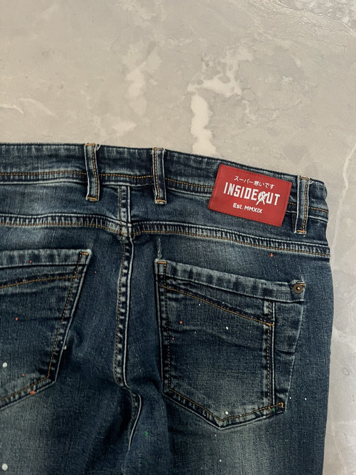 Japanese Brand Rare Glamour Painted Y2K / Undercover Style / Slim Sexy Fit Size US 32 / EU 48 - 6 Thumbnail