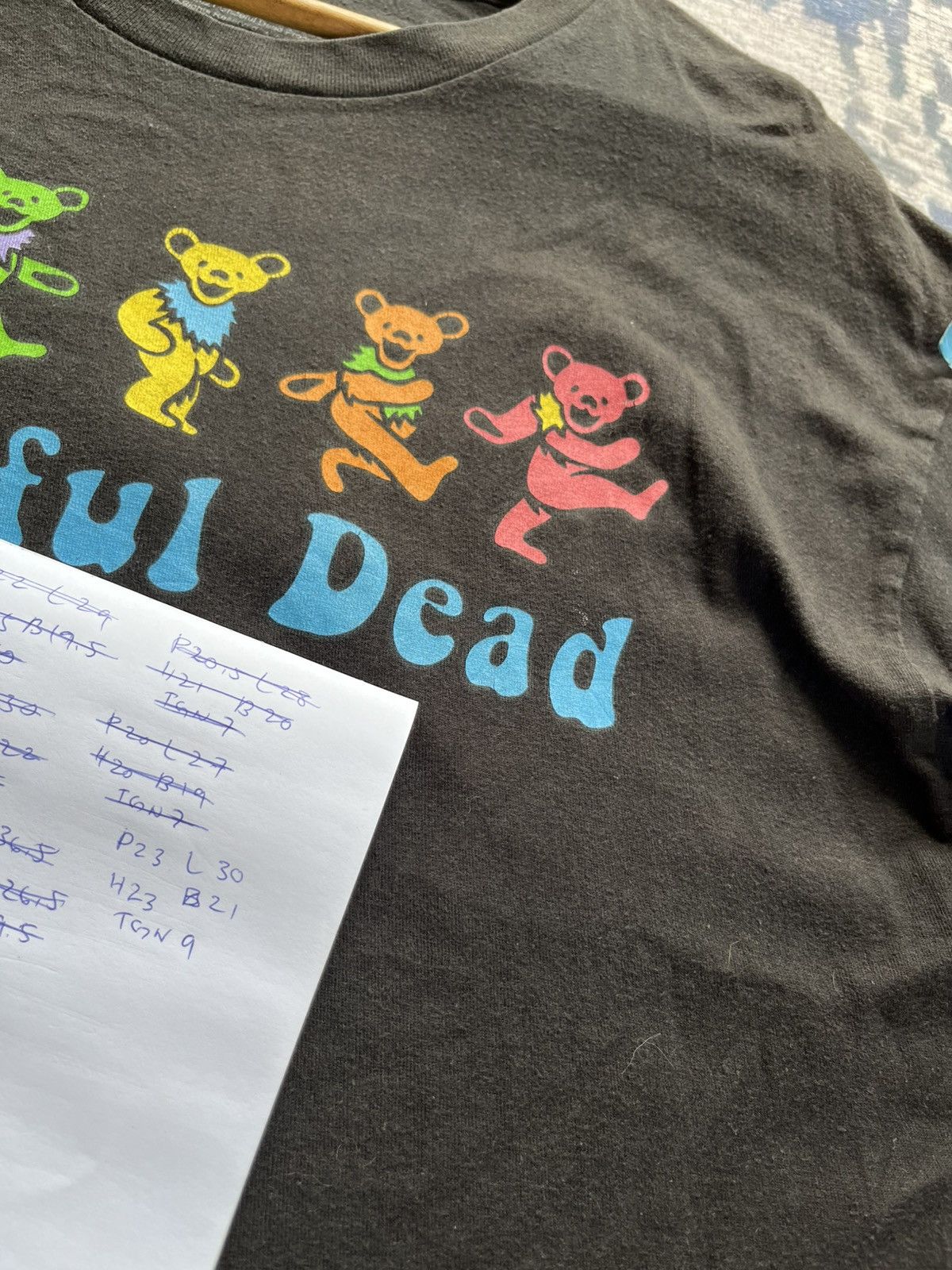 Grateful Dead Vintage Grateful Dead Y2K Tour Tees Size US XL / EU 56 / 4 - 7 Thumbnail