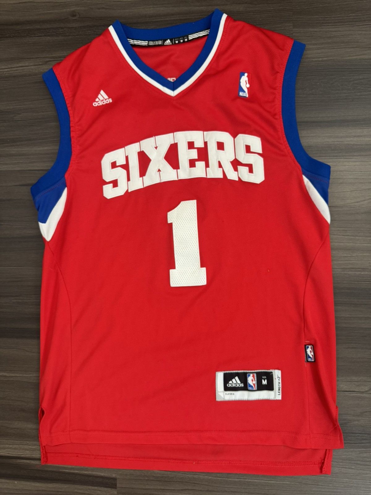 Adidas Philadelphia 76ers Sixers Michael Carter-Williams NBA Jersey Size US M / EU 48-50 / 2 - 1 Thumbnail