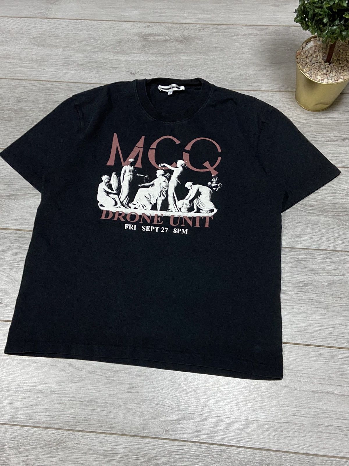 Alexander McQueen MCQ RARE Alexander McQueen Drone Unit vintage t-shirt Size US M / EU 48-50 / 2 - 2 Thumbnail