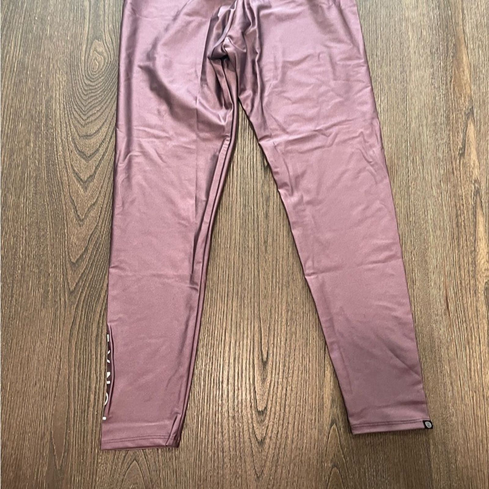 Vintage NWT Onzie Tonal High Rise Athletic Leggings Purple Size XL Size 31" - 10 Thumbnail