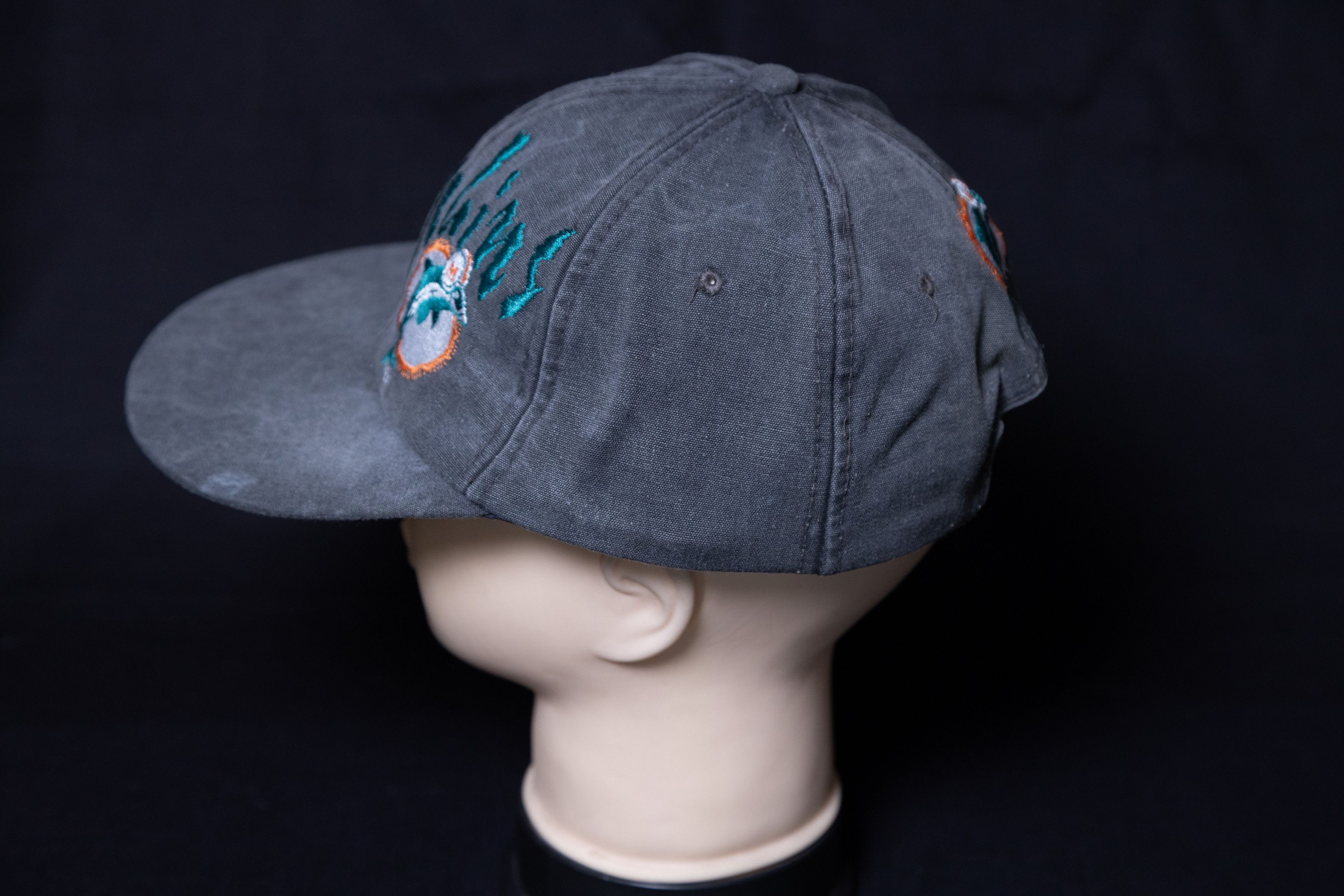 NFL Miami Dolphins Stonewashed Baseball Cap NFL Vintage Size ONE SIZE - 3 Thumbnail