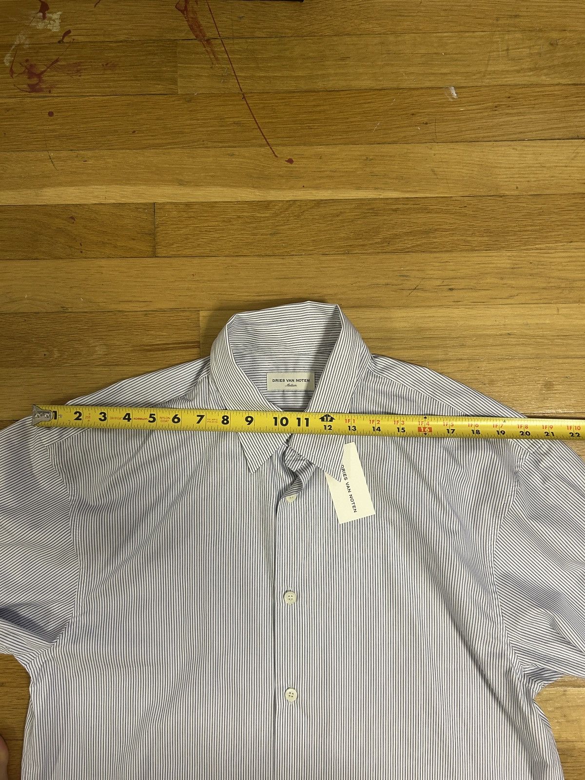 Dries Van Noten Blue striped Dries Van Noten Button up Size US M / EU 48-50 / 2 - 7 Thumbnail