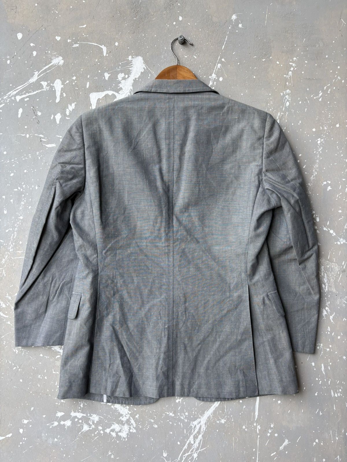 Burberry Vintage Burberrys Grey Blazer Jacket Coat Size US S / EU 44-46 / 1 - 9 Thumbnail