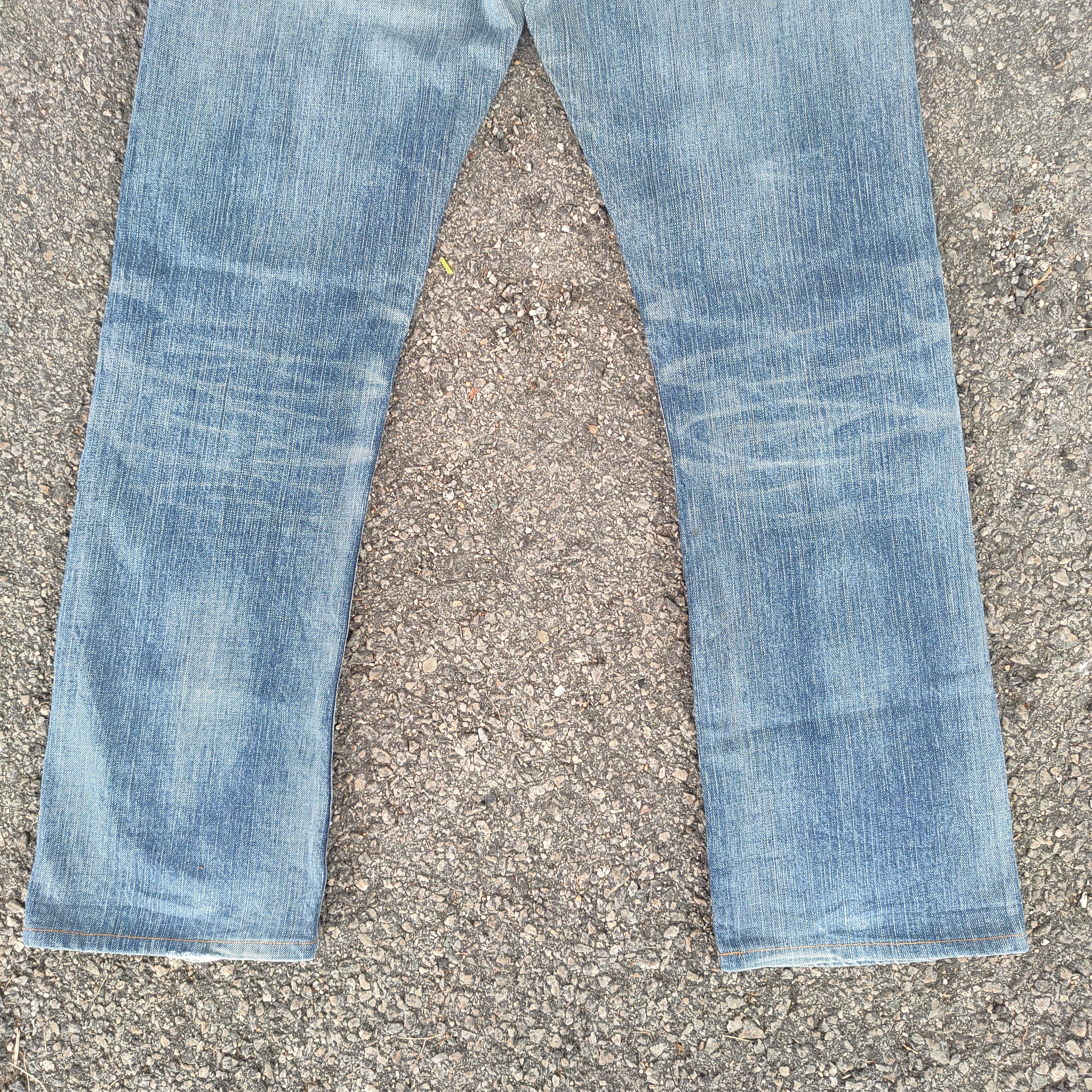 Edwin VINTAGE EDWIN 401 RIPPED FADED JEANS DENIM PANTS Size US 31 - 9 Thumbnail