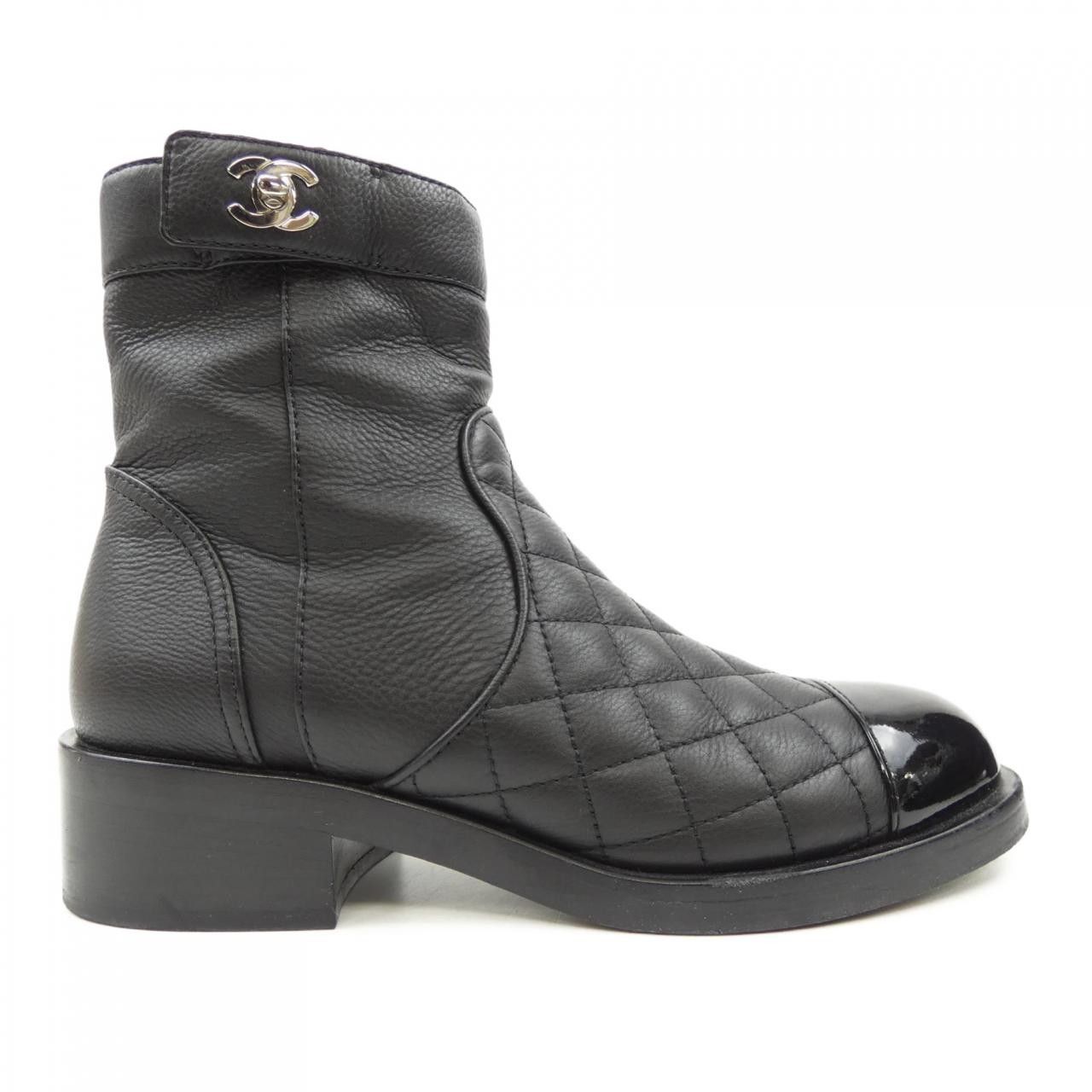 Chanel Chanel Chanel G36763Y55020 Calfskin Patent Calfskin Boots Leather Shoes G36763Y55020 DUTY FREE for USA Size ONE SIZE - 1 Thumbnail