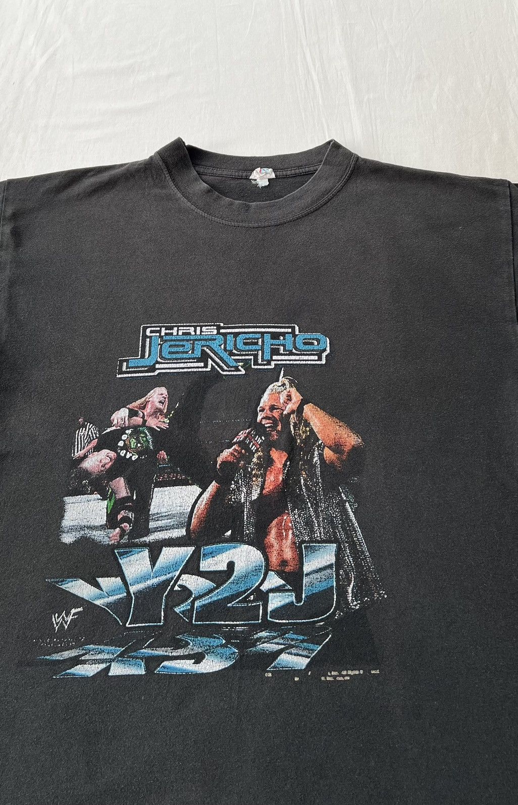 WWE Vintage 2000s Chris Jericho Y2J WWE Black T-shirt Size US S / EU 44-46 / 1 - 6 Thumbnail