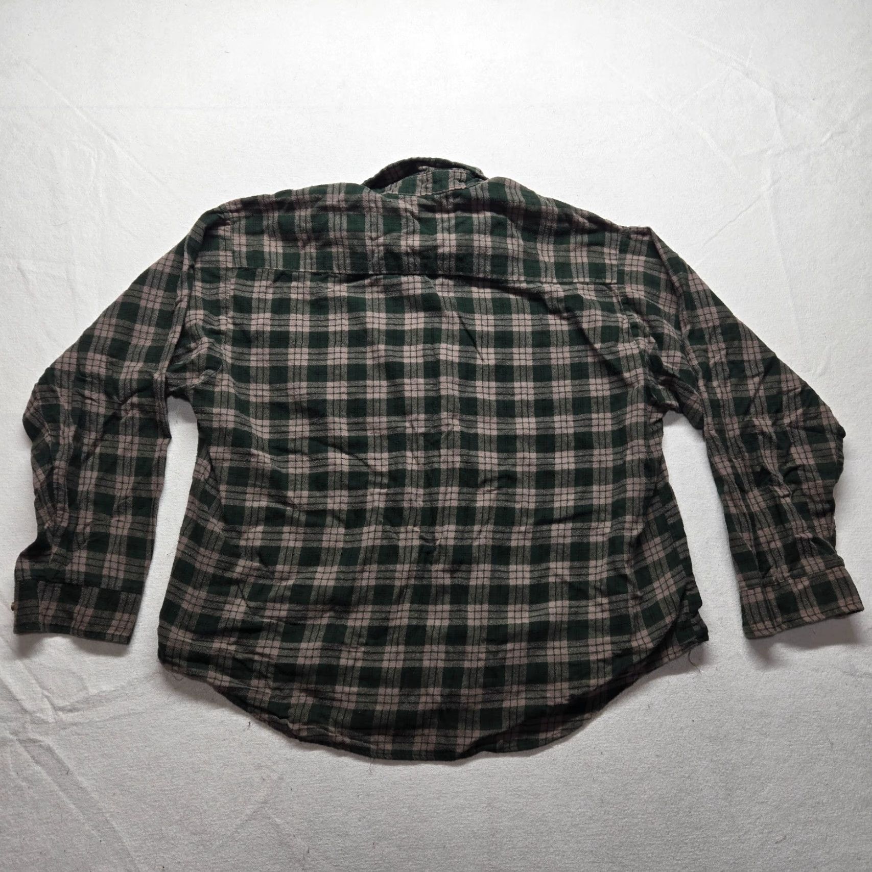 Faded Glory Faded Glory Shirt Plaid Button-Down Long Sleeve Adult Men's 3XL Multicolor Cotton Flannel Heavyweight Casual Workwear Size US XXL / EU 58 / 5 - 7 Thumbnail