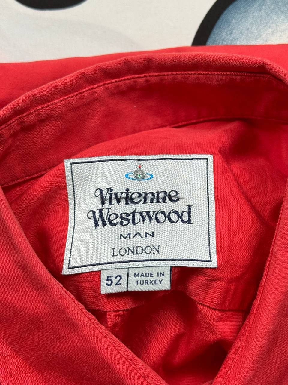 Vivienne Westwood Vivienne Westwood Arrow Arms button up shirt in red Size 52 Size US L / EU 52-54 / 3 - 7 Thumbnail