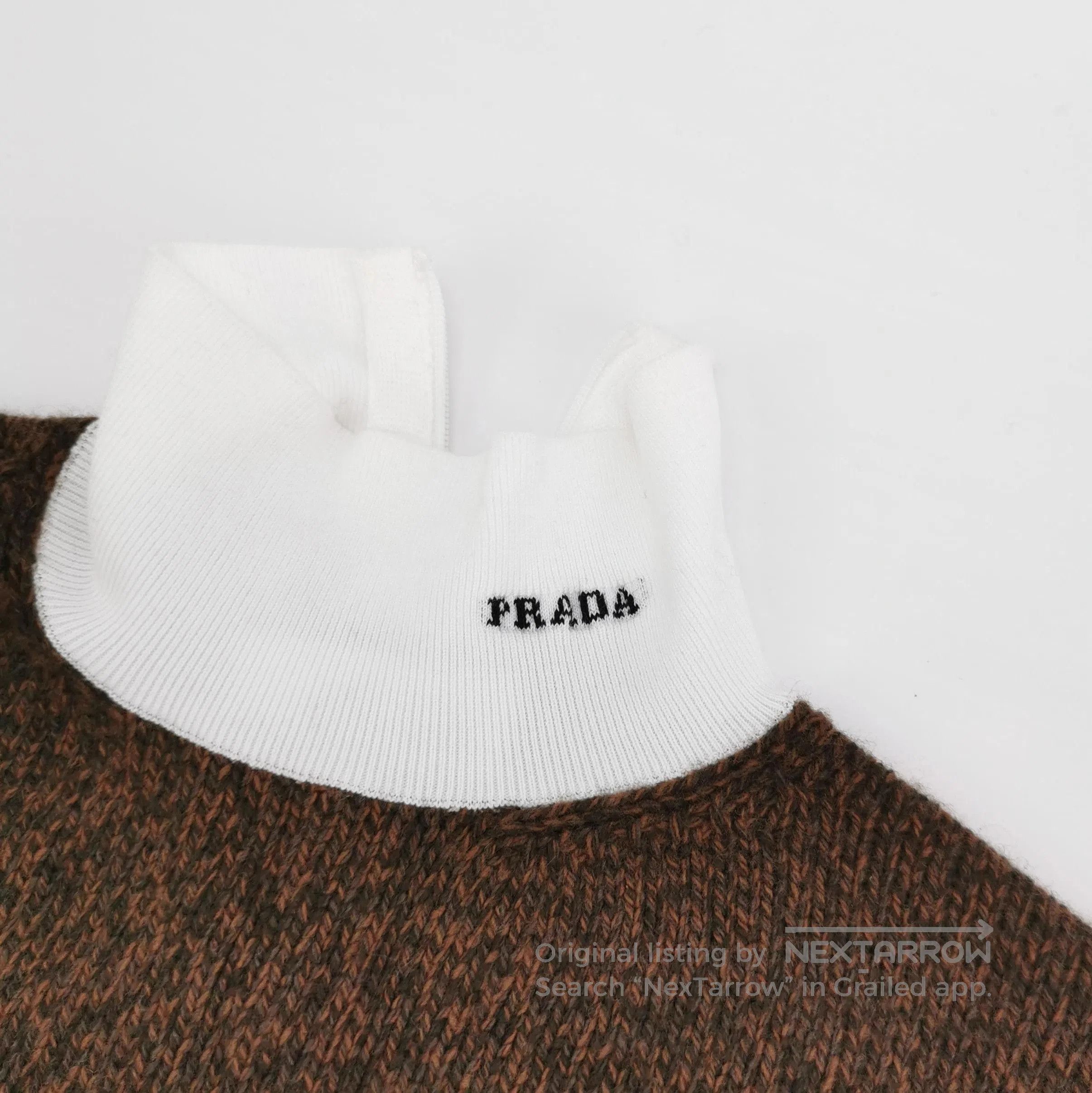 Prada Prada Color-Block High Neck Sweater Size 4. Size US L / EU 52-54 / 3 - 4 Thumbnail