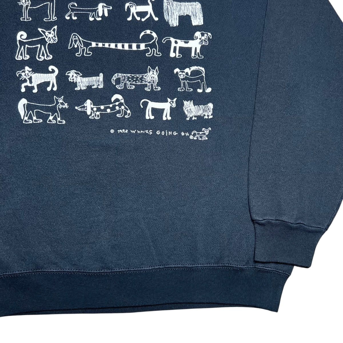 Other Vintage 1992 Different Dog Breeds What’s Going On Sweatshirt Size US L / EU 52-54 / 3 - 17 Thumbnail