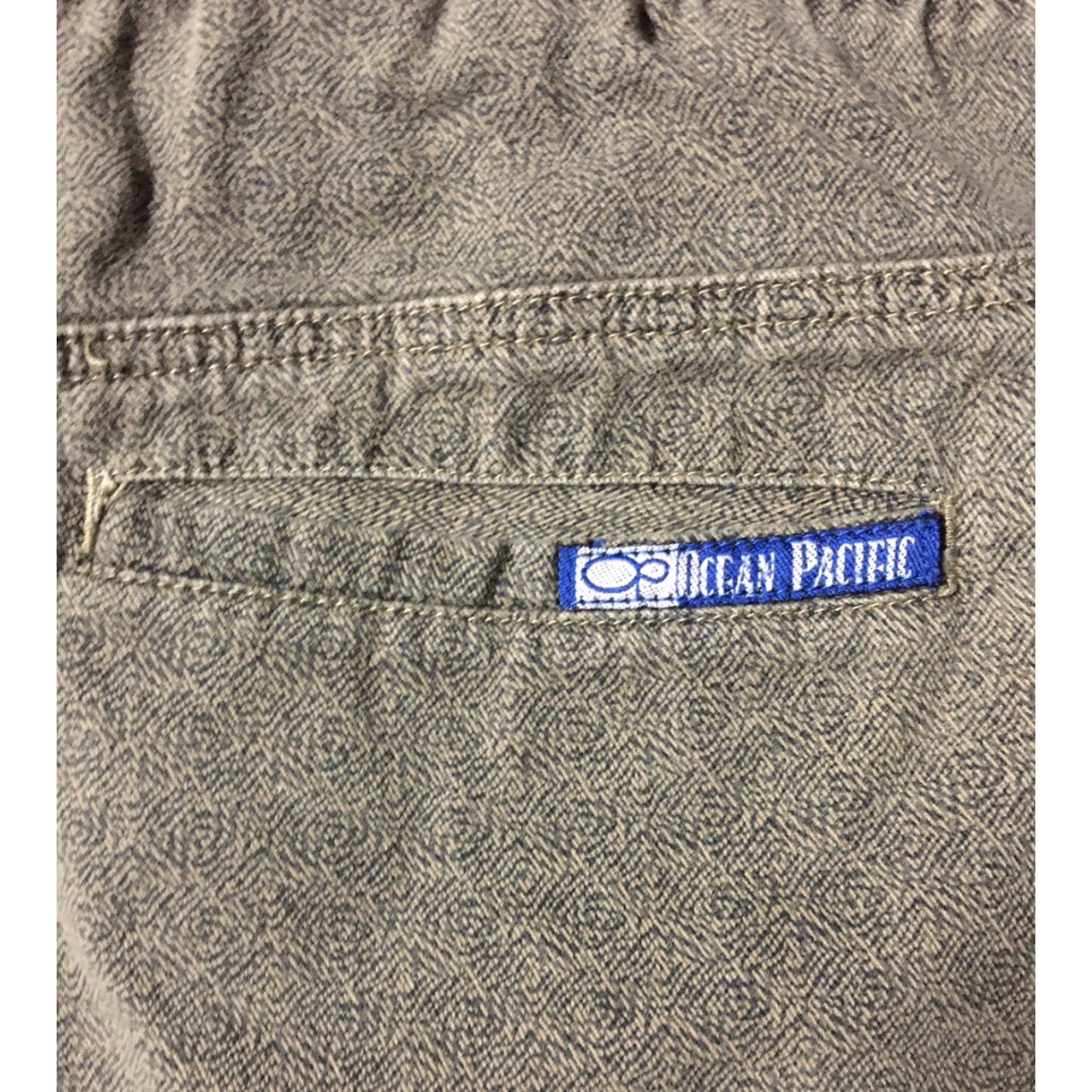 Ocean Pacific VINTAGE Ocean Pacific Shorts L Brown 90s 80s Surf Skate Nautical Beach Mens Size US 33 - 5 Thumbnail