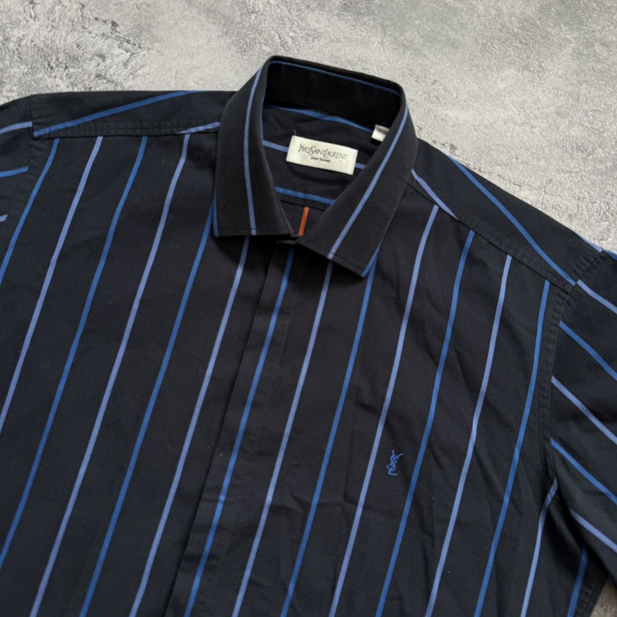 Yves Saint Laurent Summer YSL Yves Saint Laurent Stripped Shirt Button Up Size US L / EU 52-54 / 3 - 2 Thumbnail