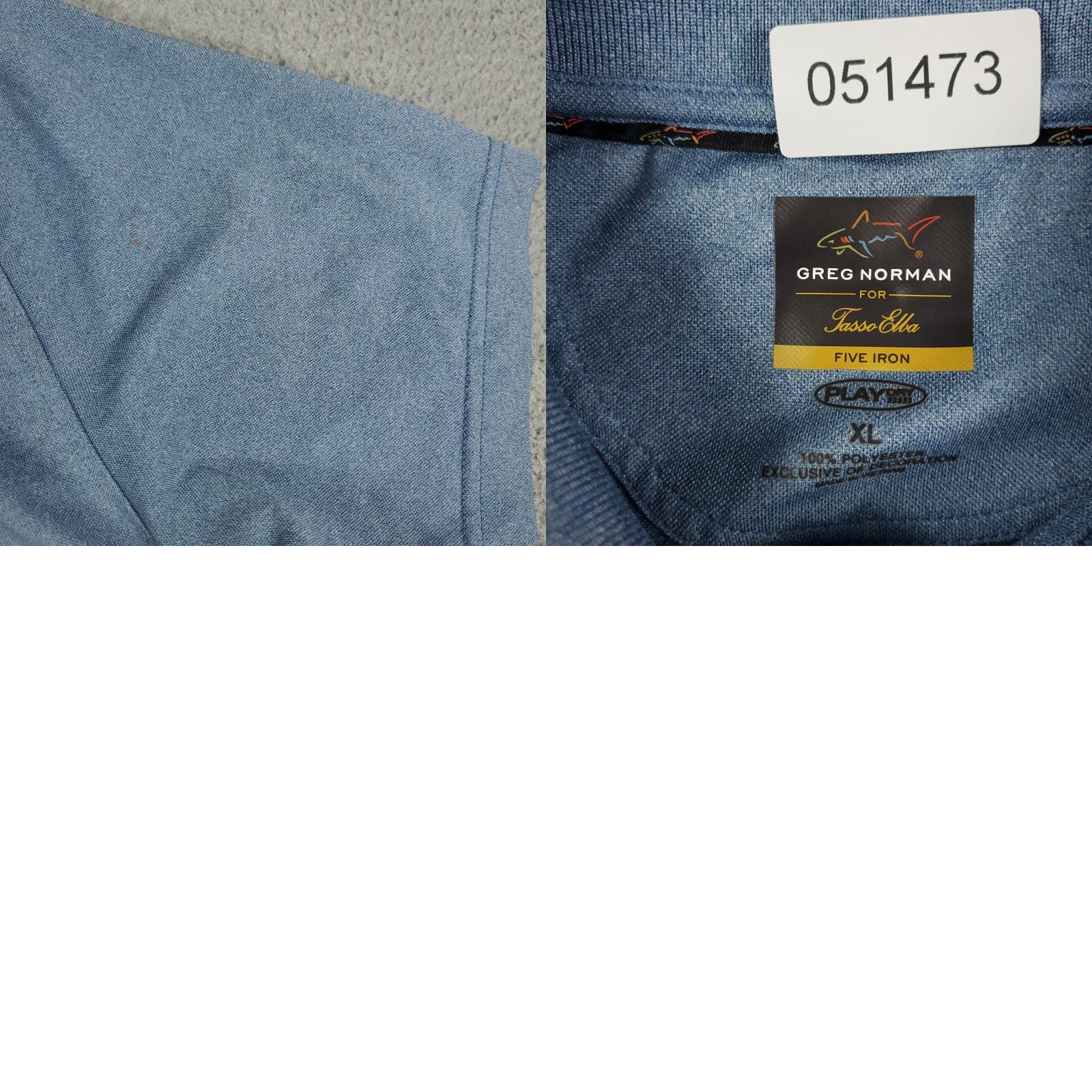 Vintage Greg Norman Polo Shirt Mens XL Blue Shark Golf Casual Short Sleeve Polo Shirt Size US XL / EU 56 / 4 - 8 Thumbnail