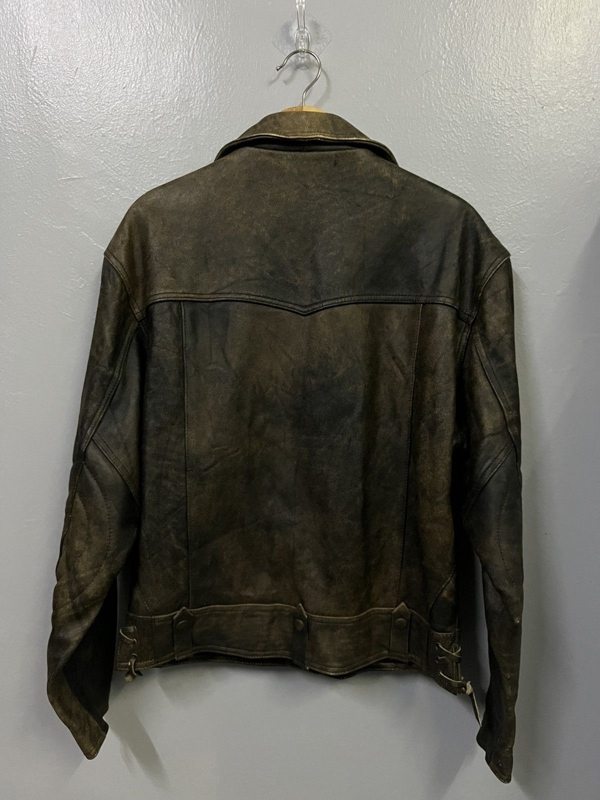 Vintage VINTAGE RARE LEATHER JACKET Size US M / EU 48-50 / 2 - 14 Thumbnail