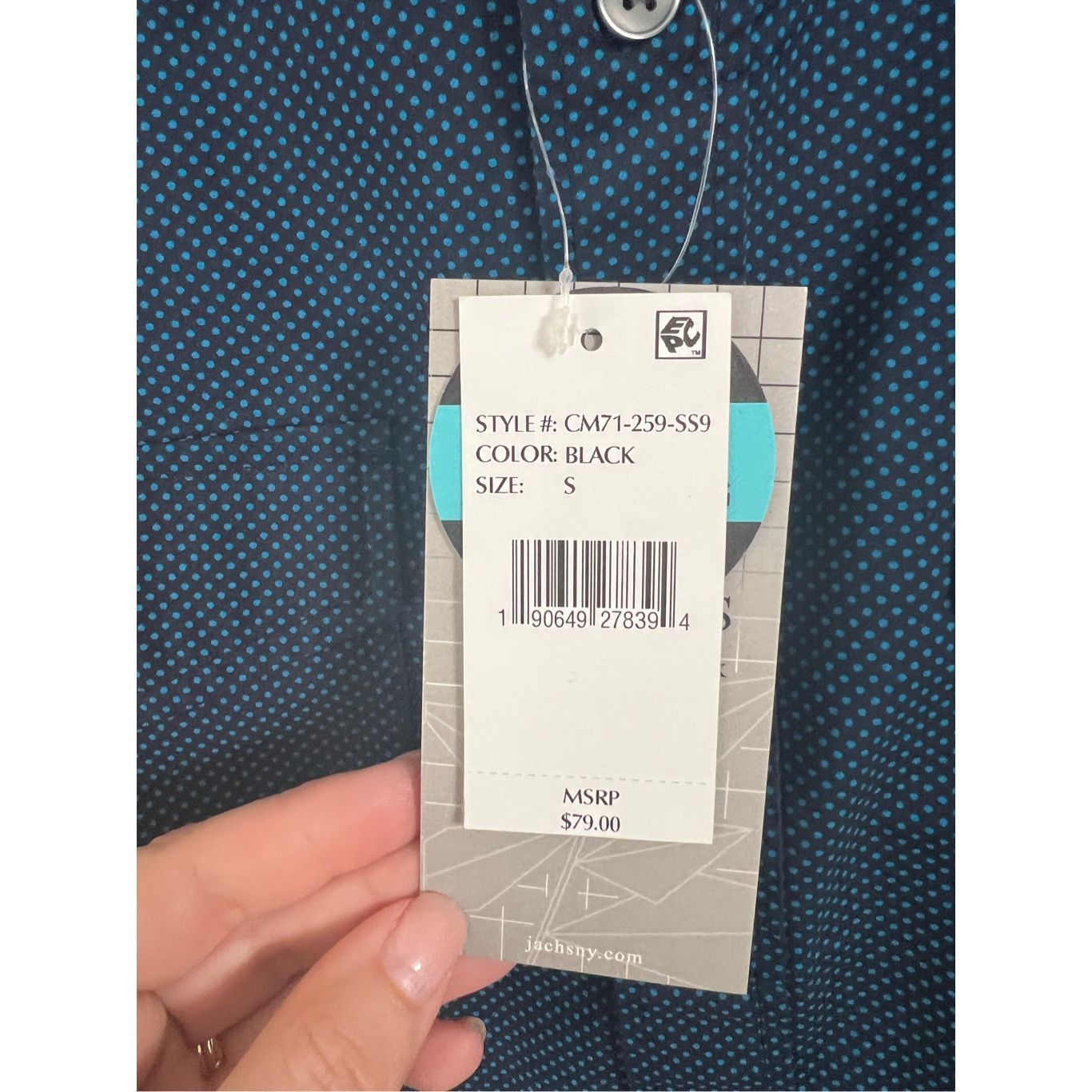JACHS NY Jachs New York NWT Short Sleeve casual button front Shirt s Size US S / EU 44-46 / 1 - 4 Thumbnail