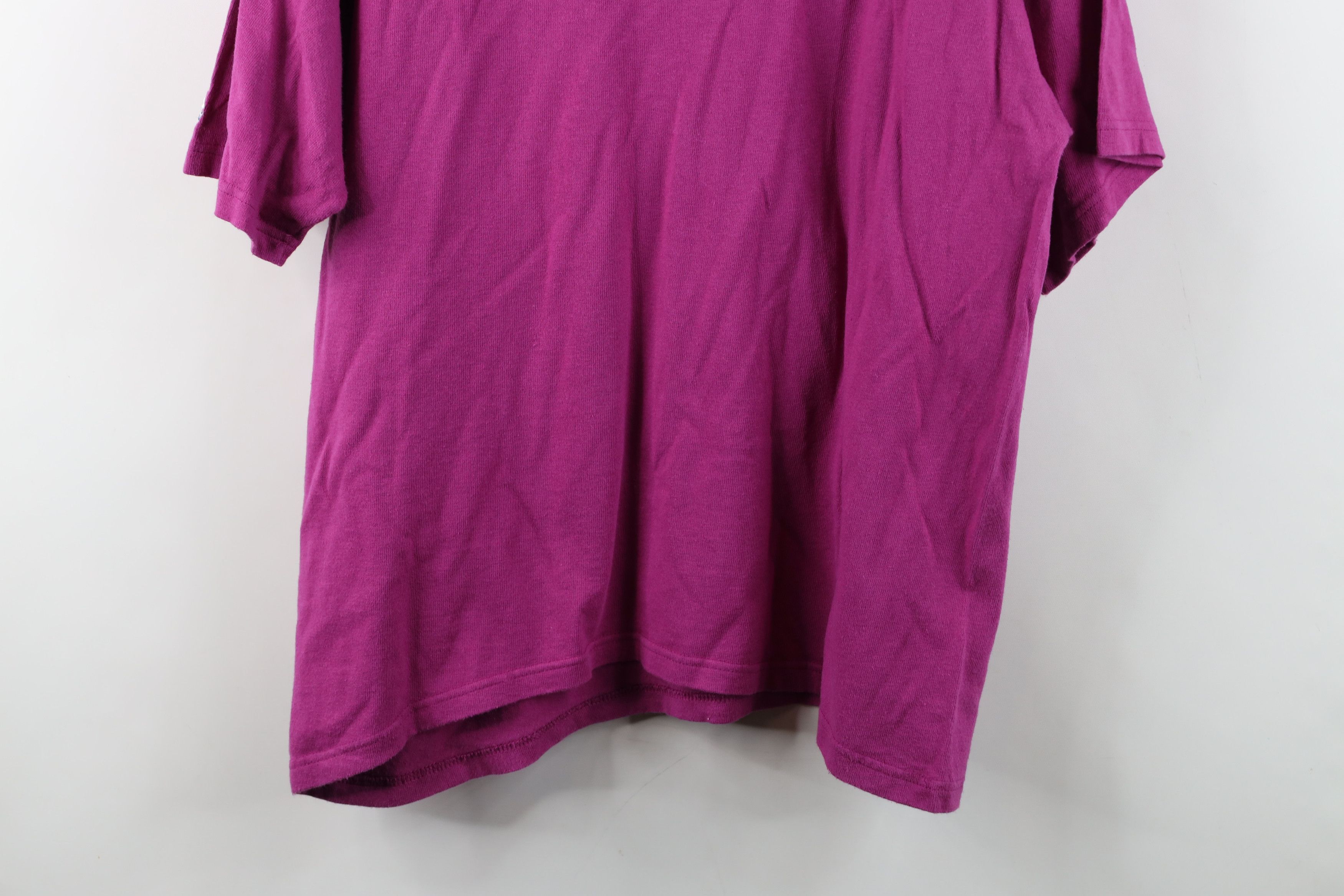 Champion Vintage 90s Champion Spell Cotton Jersey Knit T-Shirt Pink Size US L / EU 52-54 / 3 - 14 Thumbnail