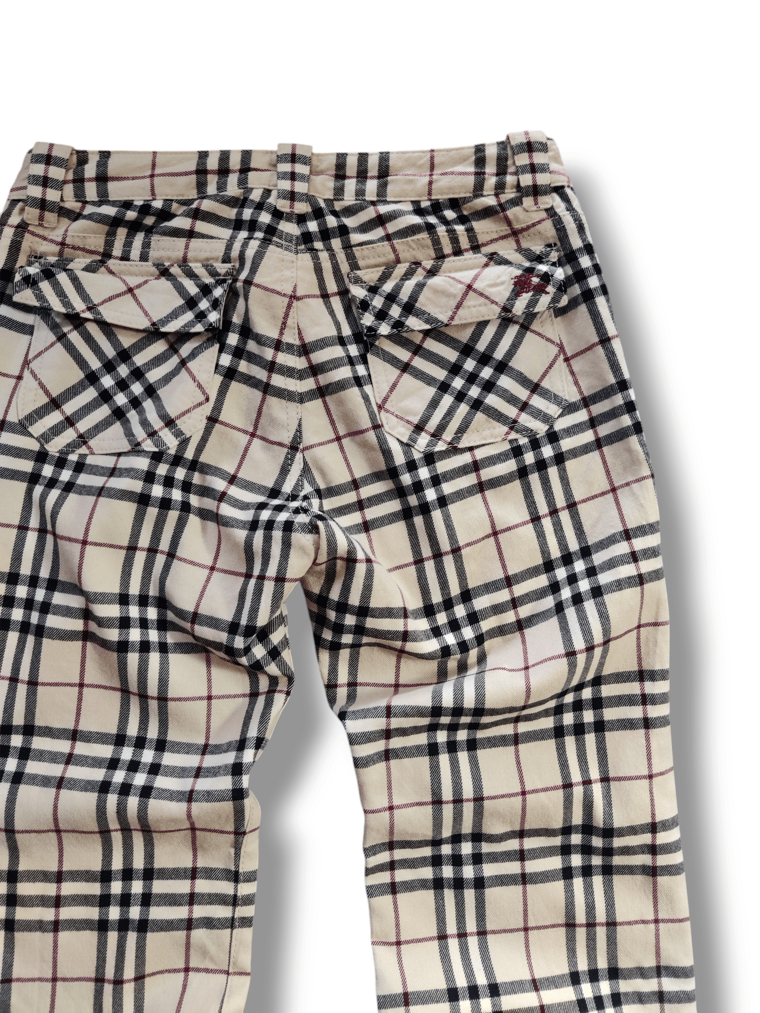 Other Vintage Distressed Burberry London Nova Check Wool Pants Size 28" / US 6 / IT 42 - 5 Thumbnail